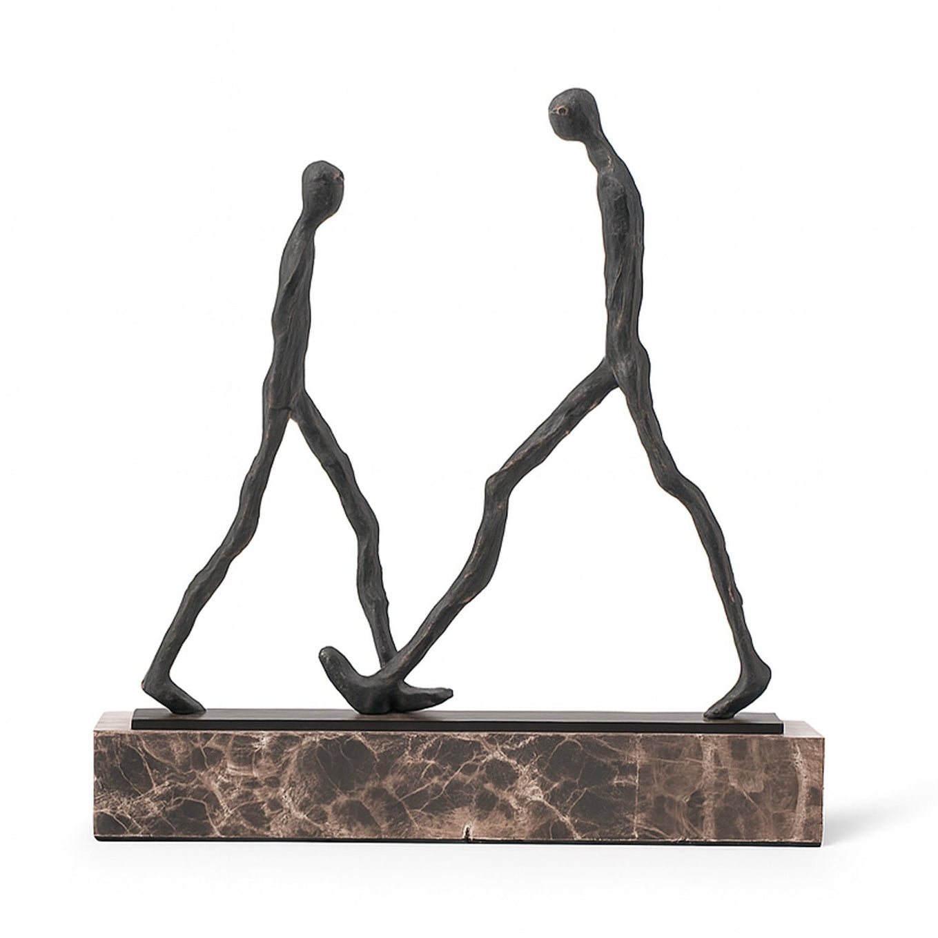 Synaxis Dark Bronze & Marble Sculpture