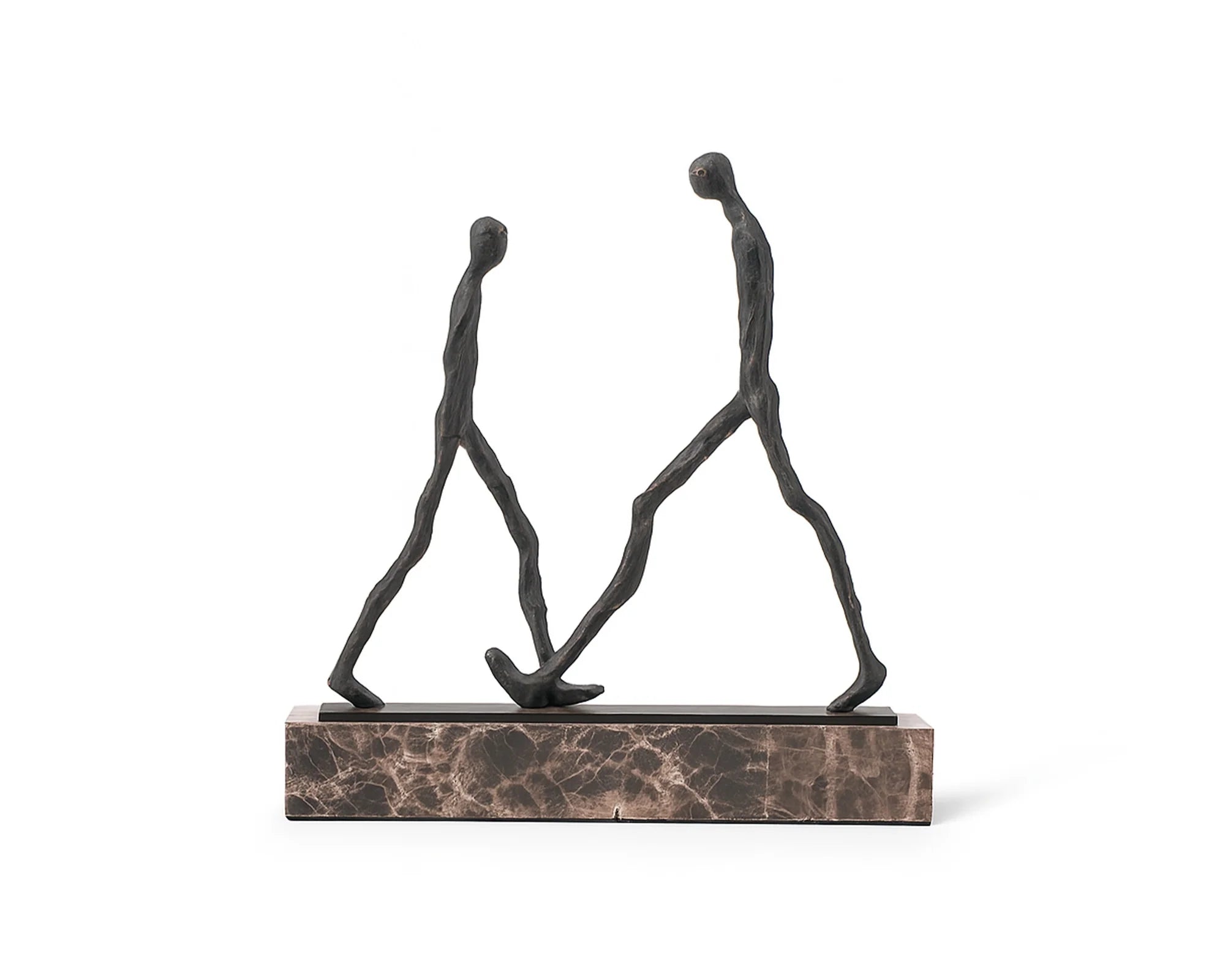 Synaxis Dark Bronze & Marble Sculpture