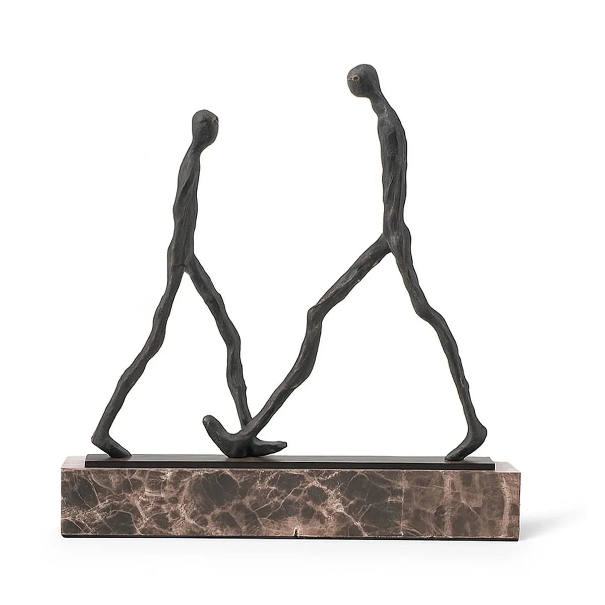 Synaxis Dark Bronze & Marble Sculpture
