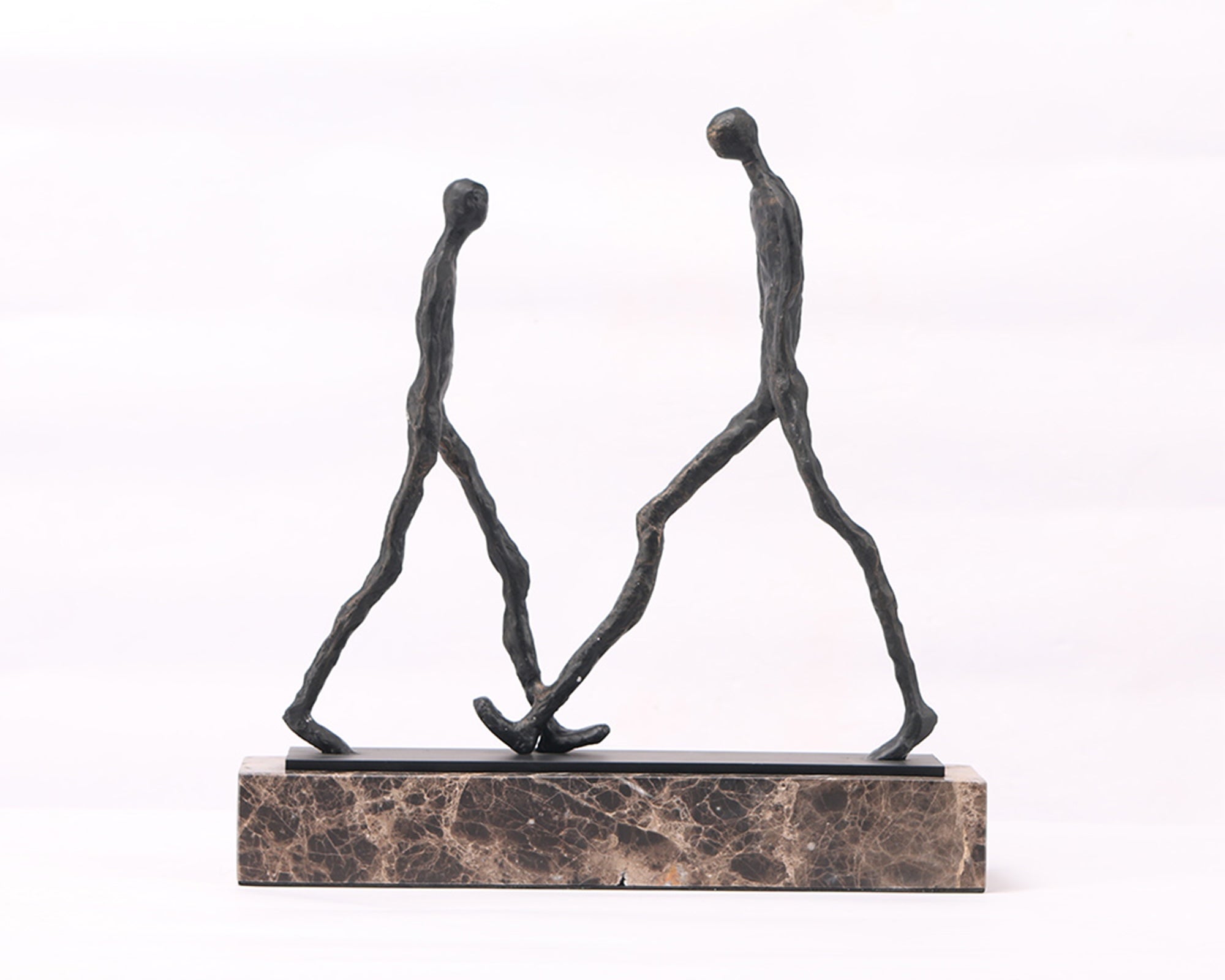 Synaxis Dark Bronze & Marble Sculpture