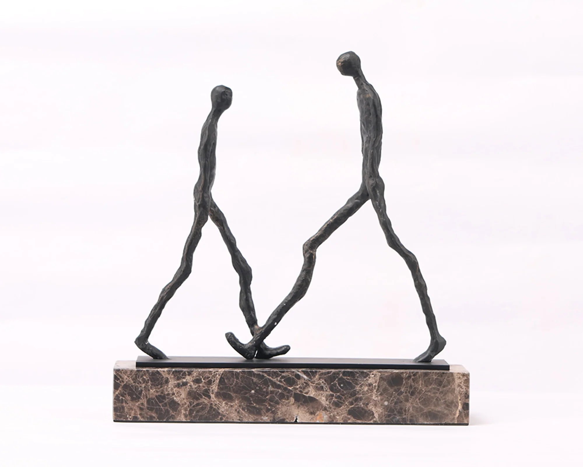 Synaxis Dark Bronze & Marble Sculpture