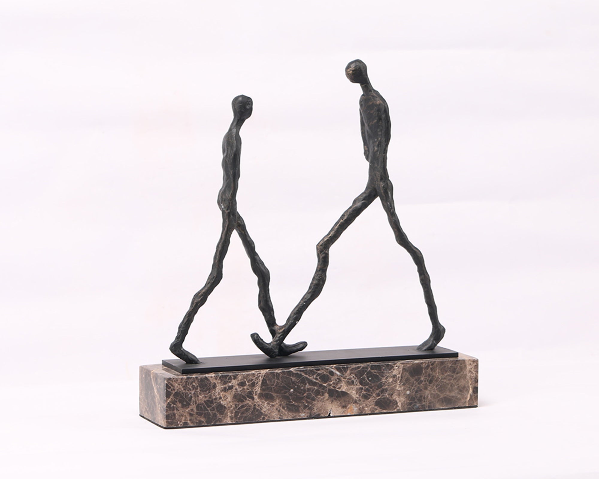 Synaxis Dark Bronze & Marble Sculpture