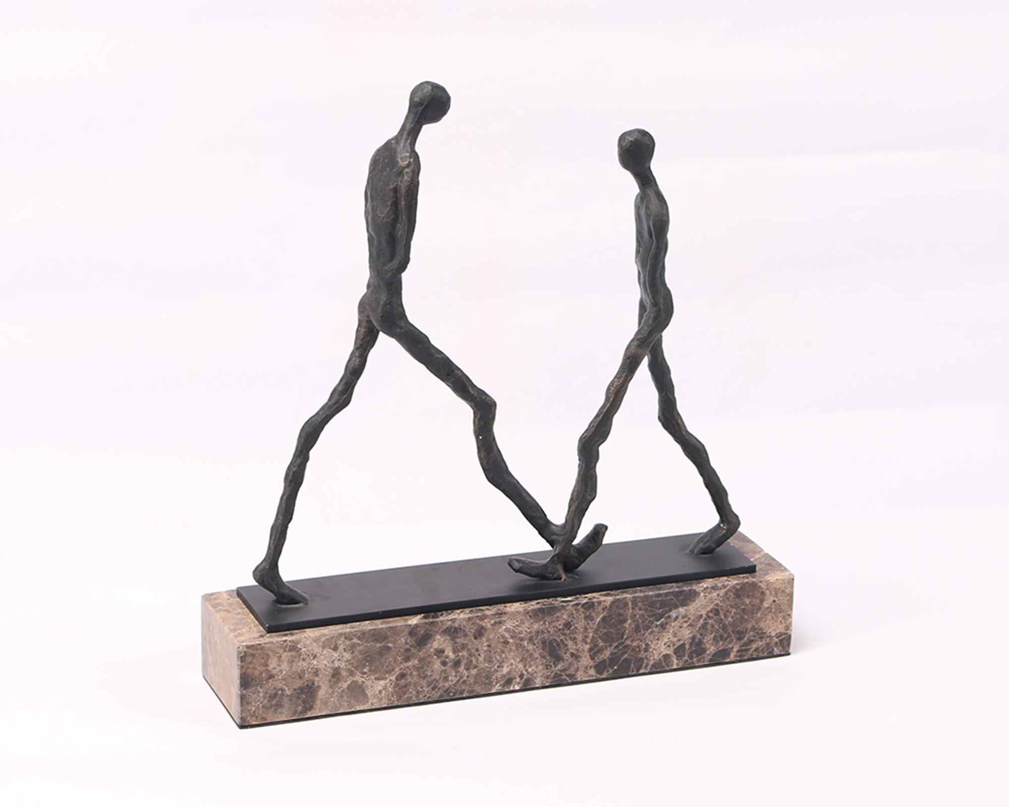 Synaxis Dark Bronze & Marble Sculpture