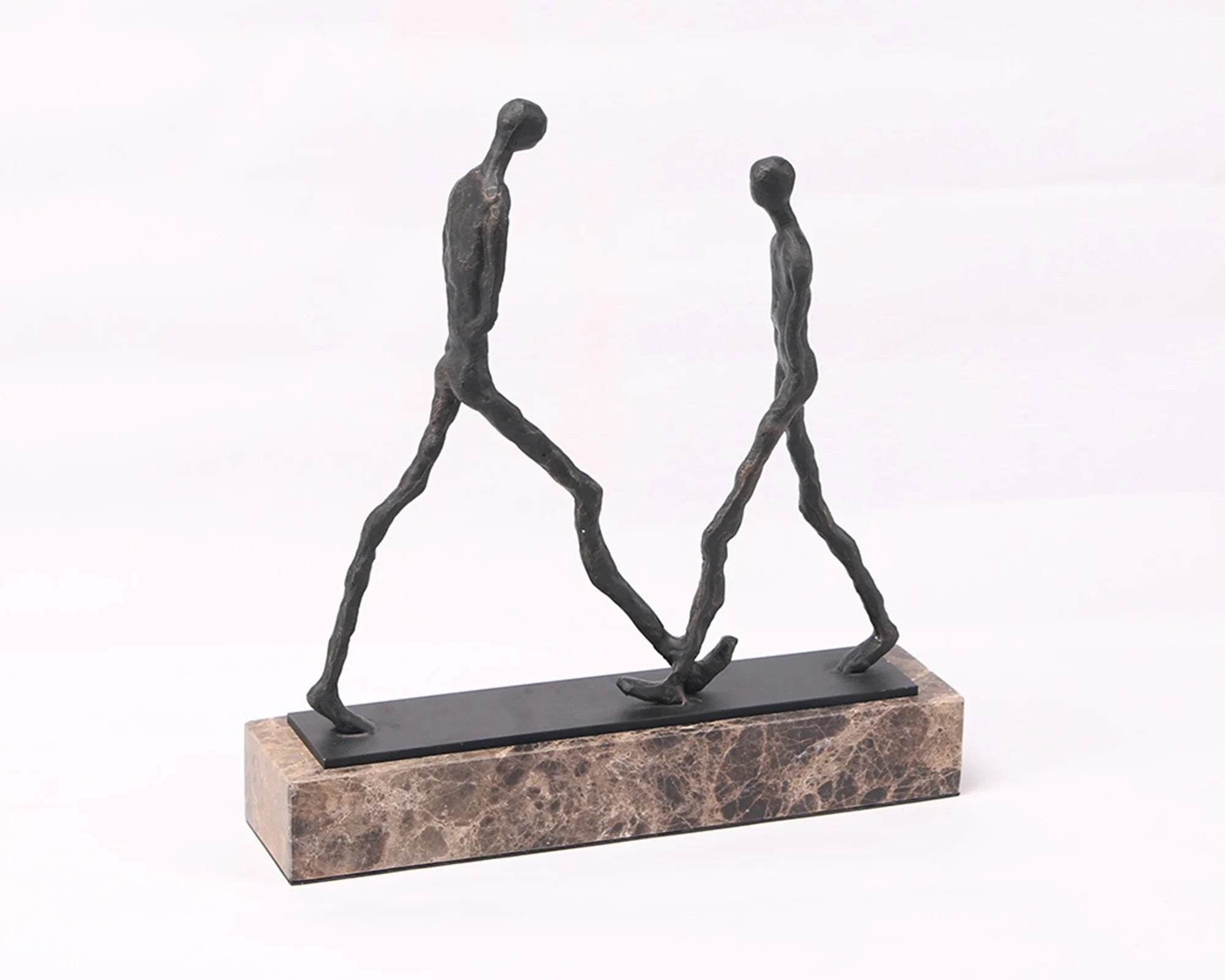 Synaxis Dark Bronze & Marble Sculpture