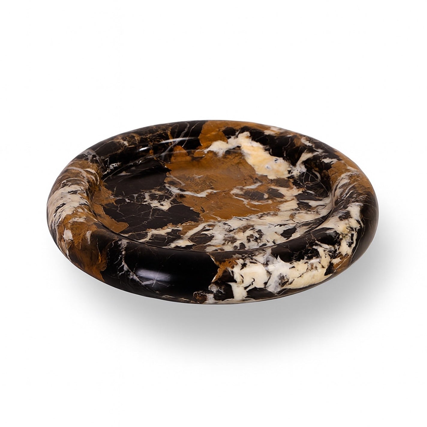 Ophira Black & Gold Marble Tray
