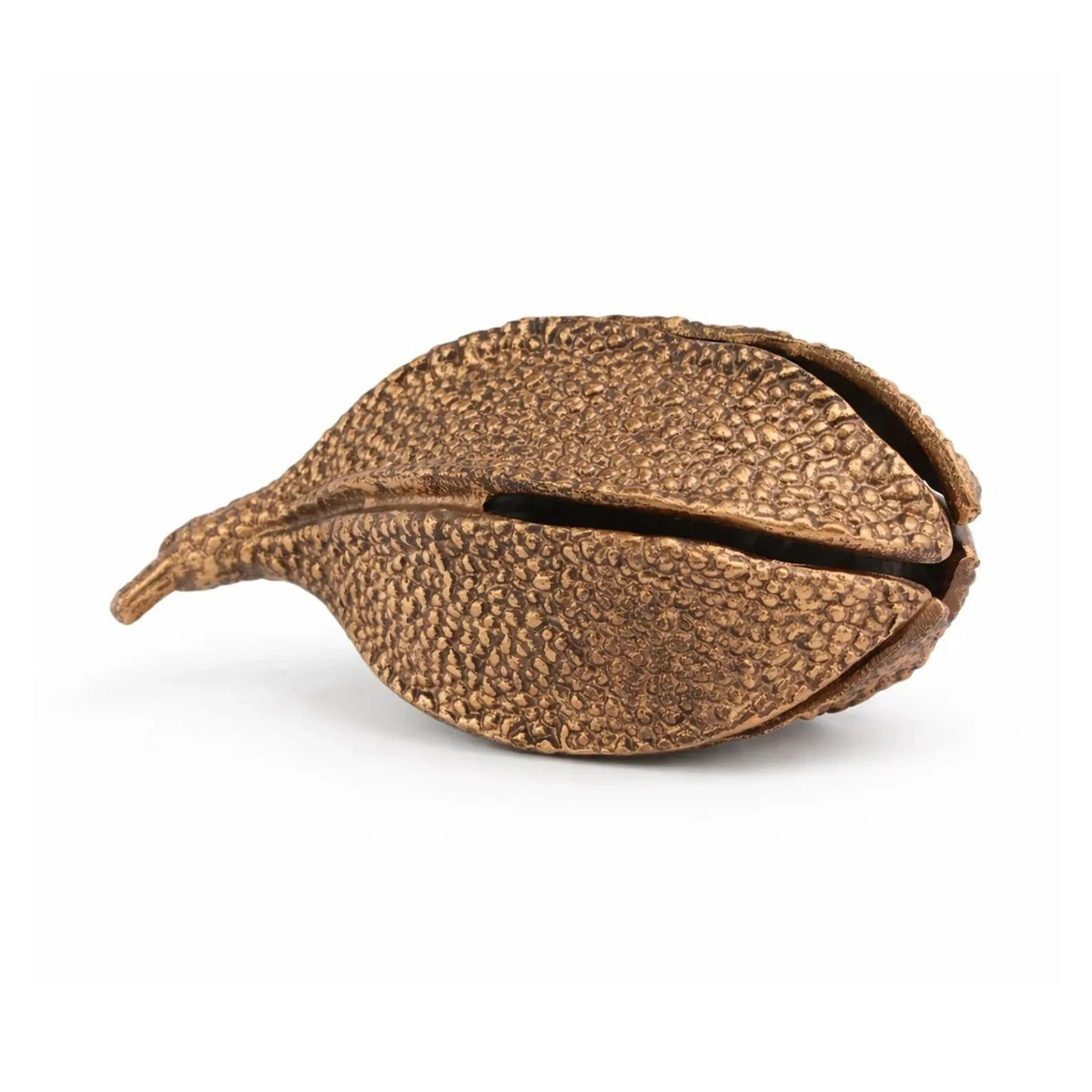 Calyx Gold Bronze Textured Metal Sculpture