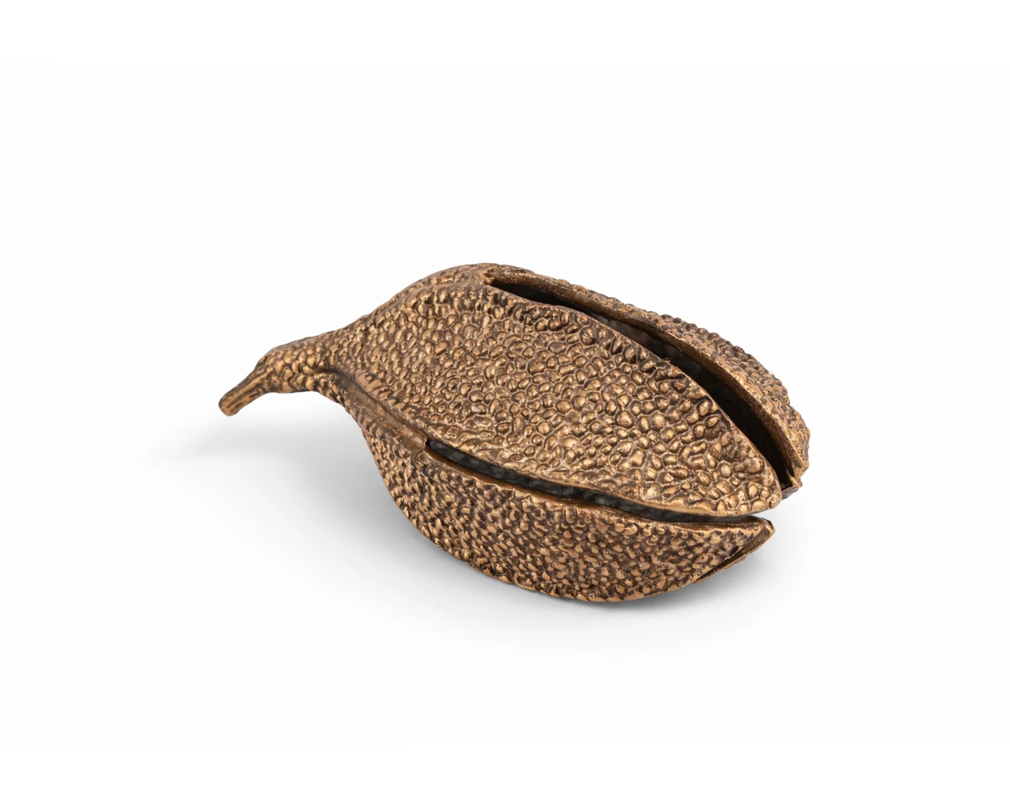 Calyx Gold Bronze Textured Metal Sculpture