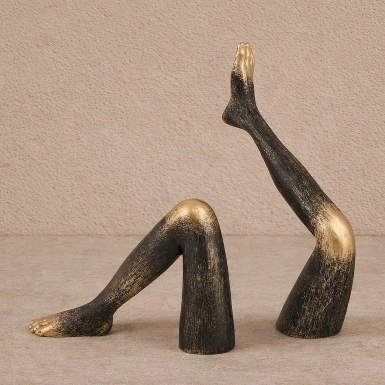 Azalea Dark Bronze & Antique Gold Sculpture