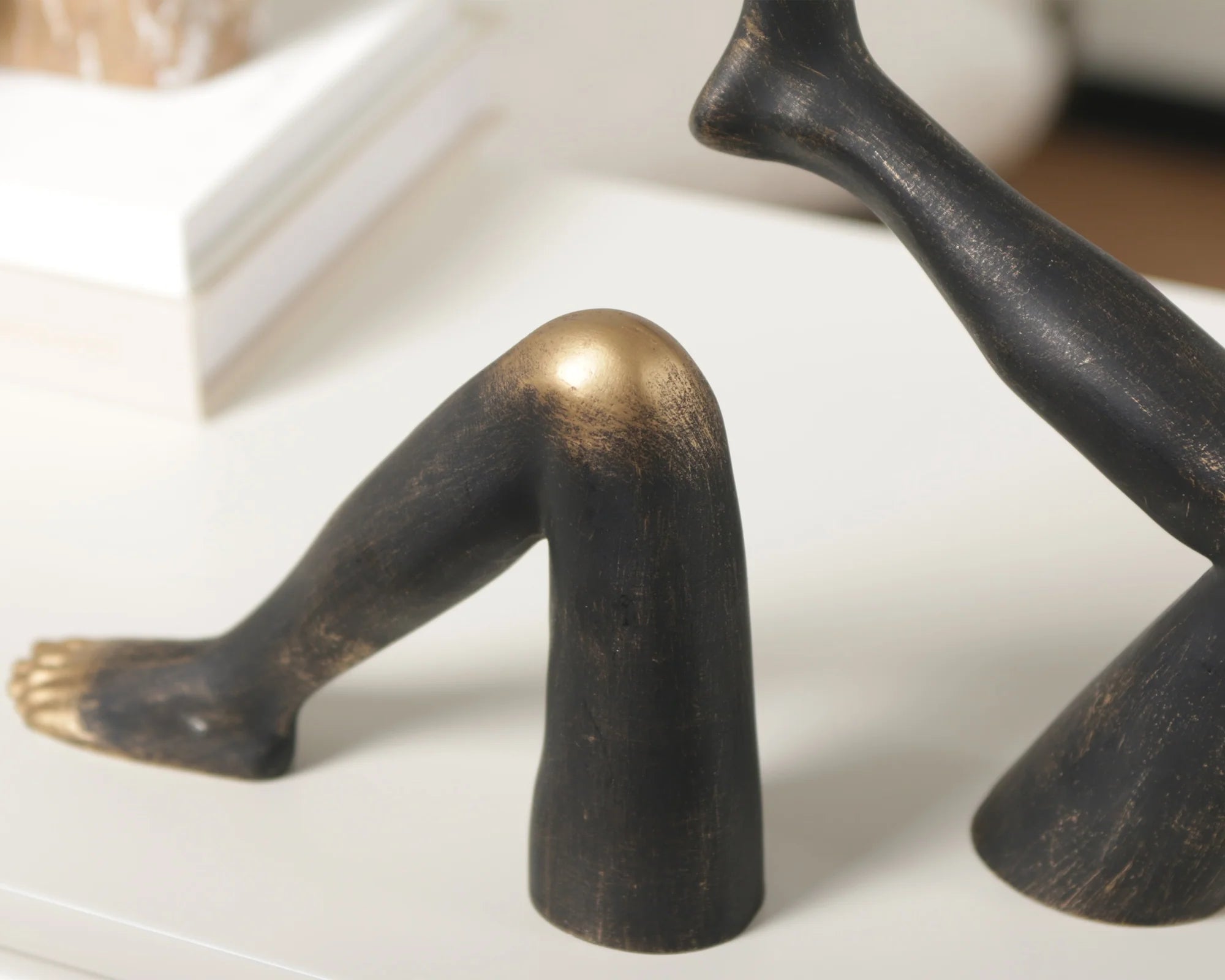 Azalea Dark Bronze & Antique Gold Sculpture
