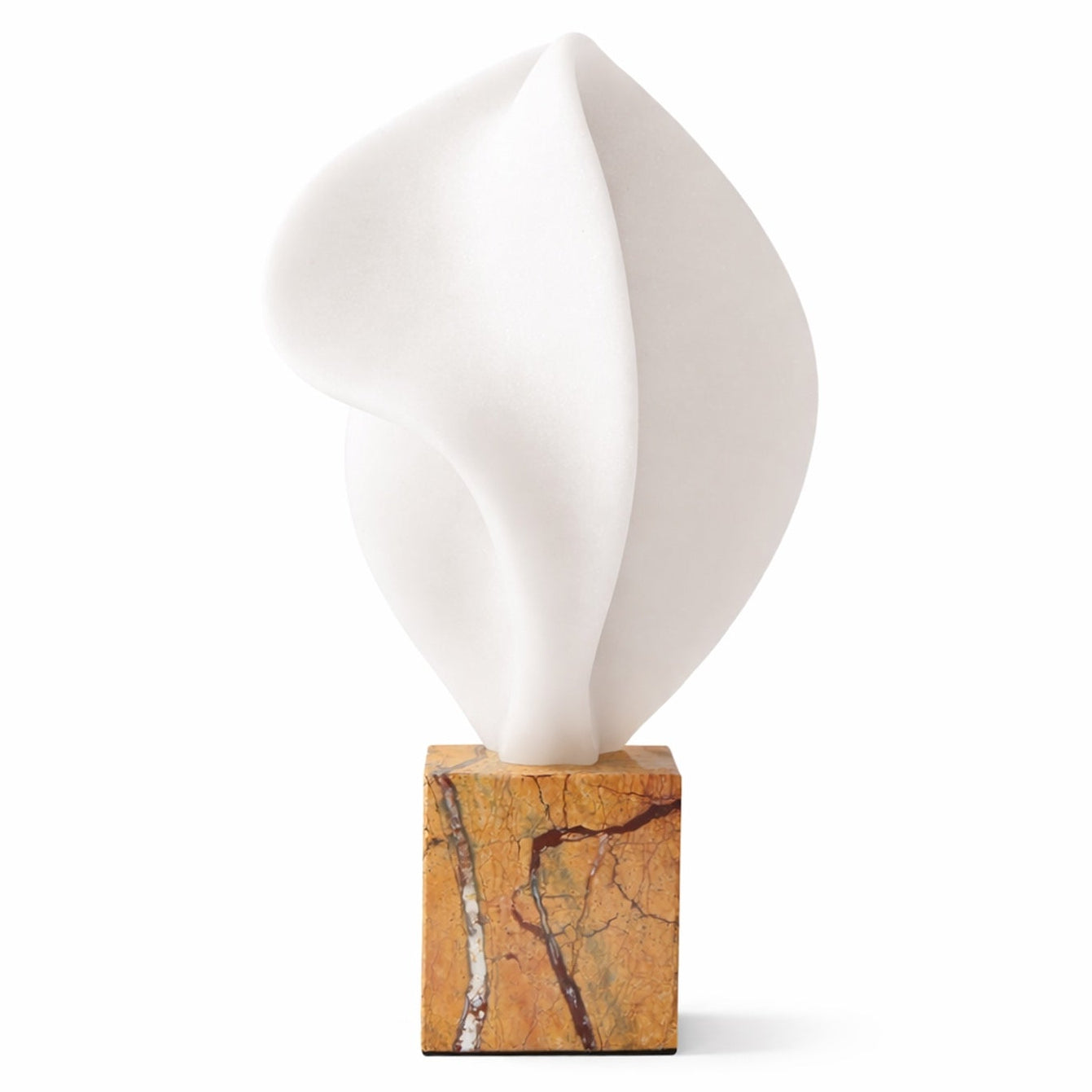 Calla White Marble Sculpture