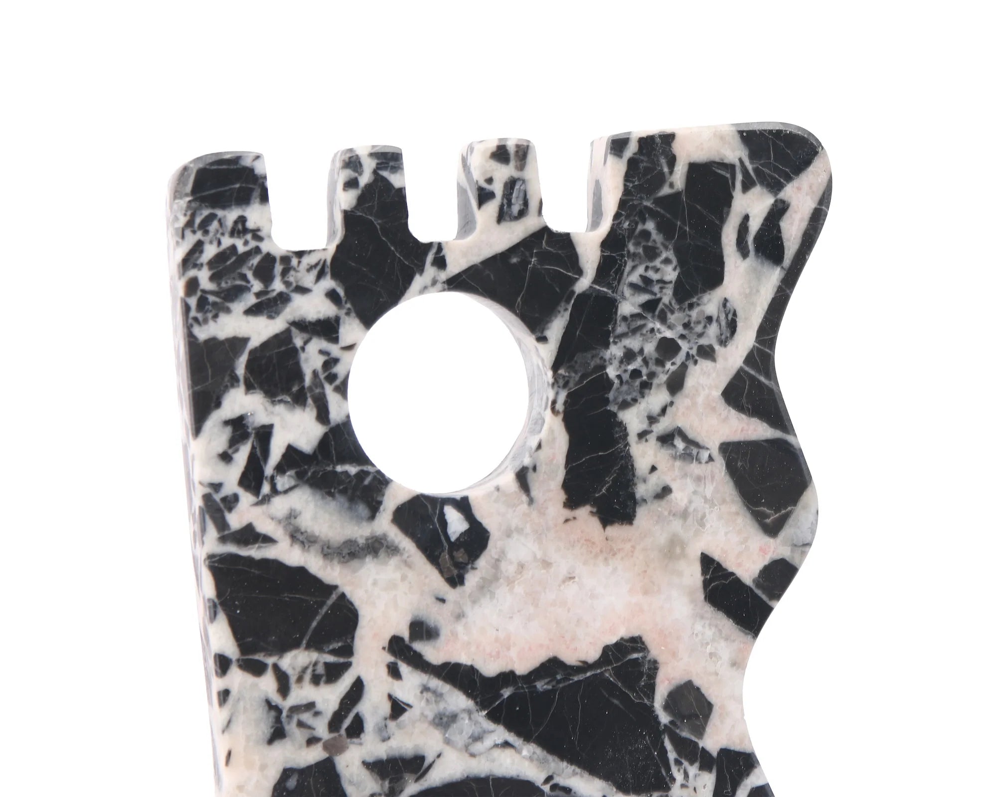 Cortex Black Marble Bookends