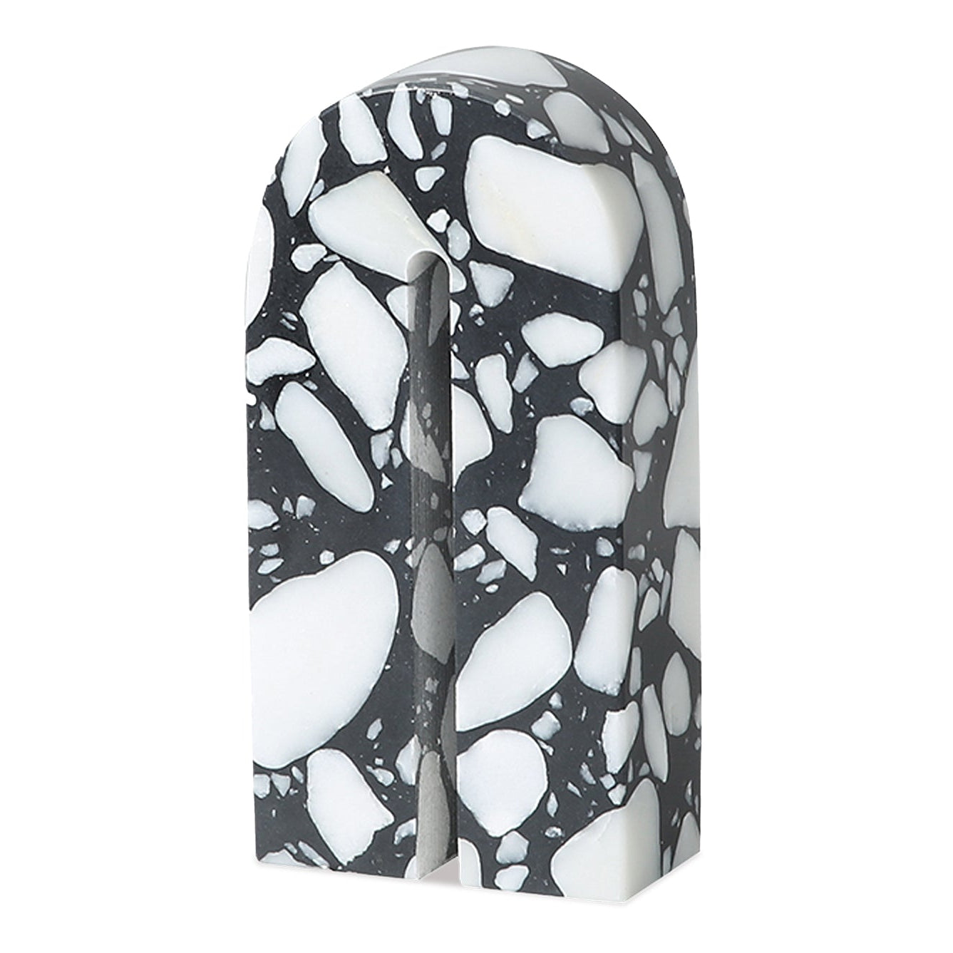 Dolmi Black & White Marble Sculpture Large