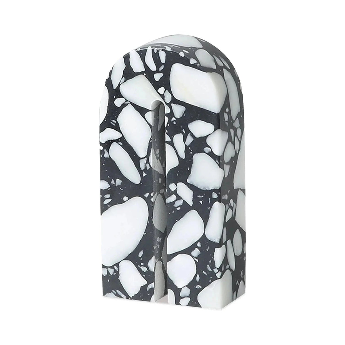 Dolmi Large Black & White Marble Arch Sculpture