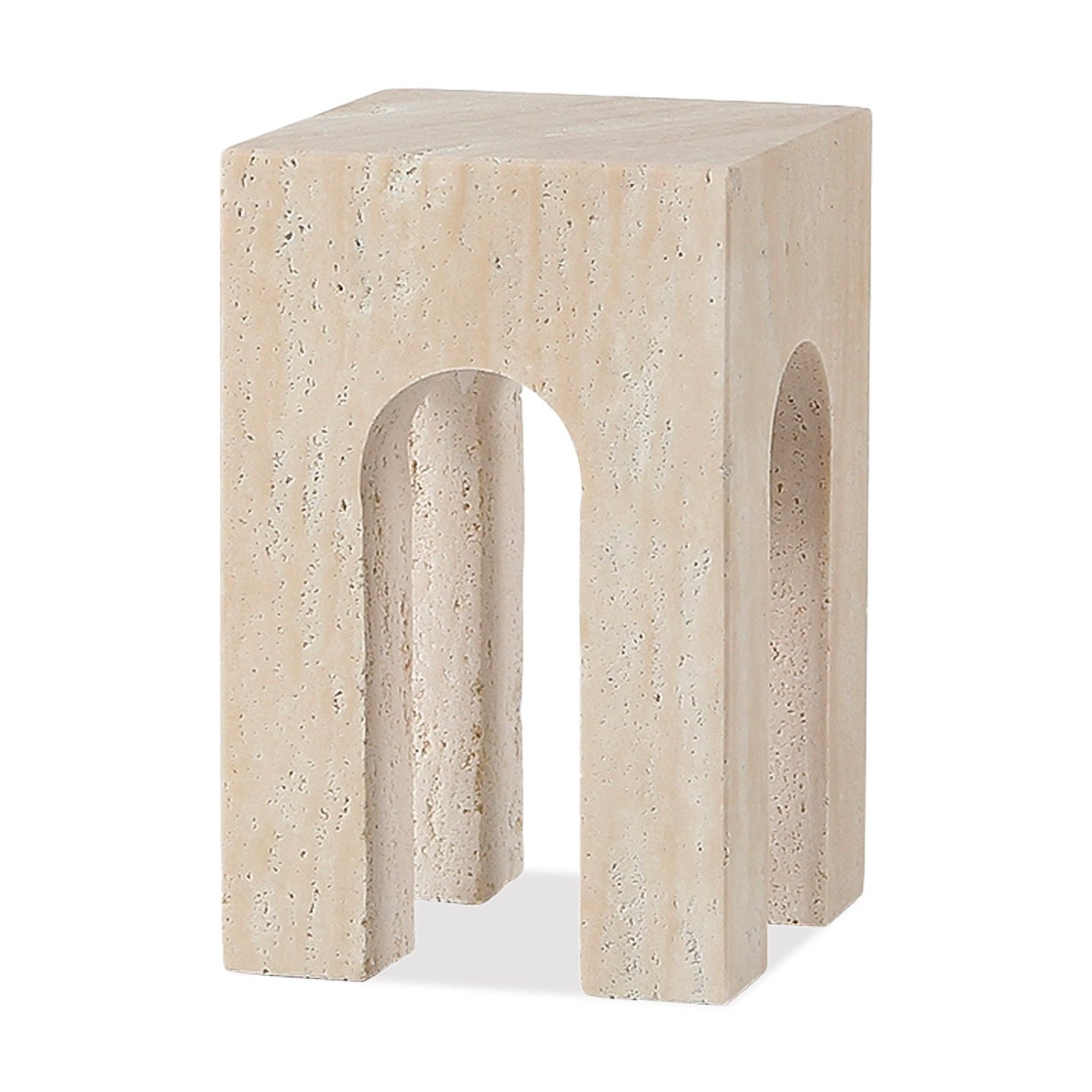 Porte Beige Travertine Sculpture Large