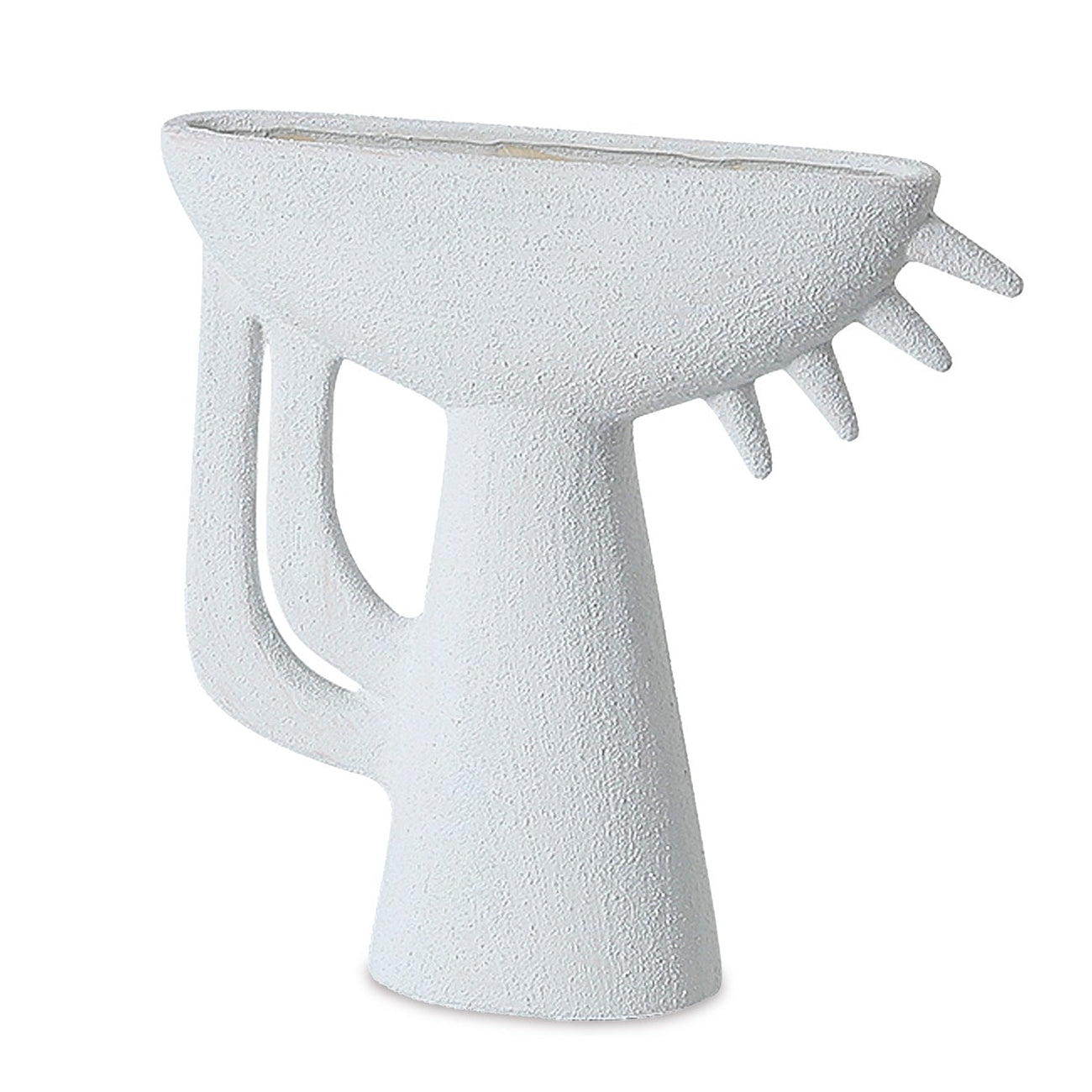 Hadrian White Ceramic Vase