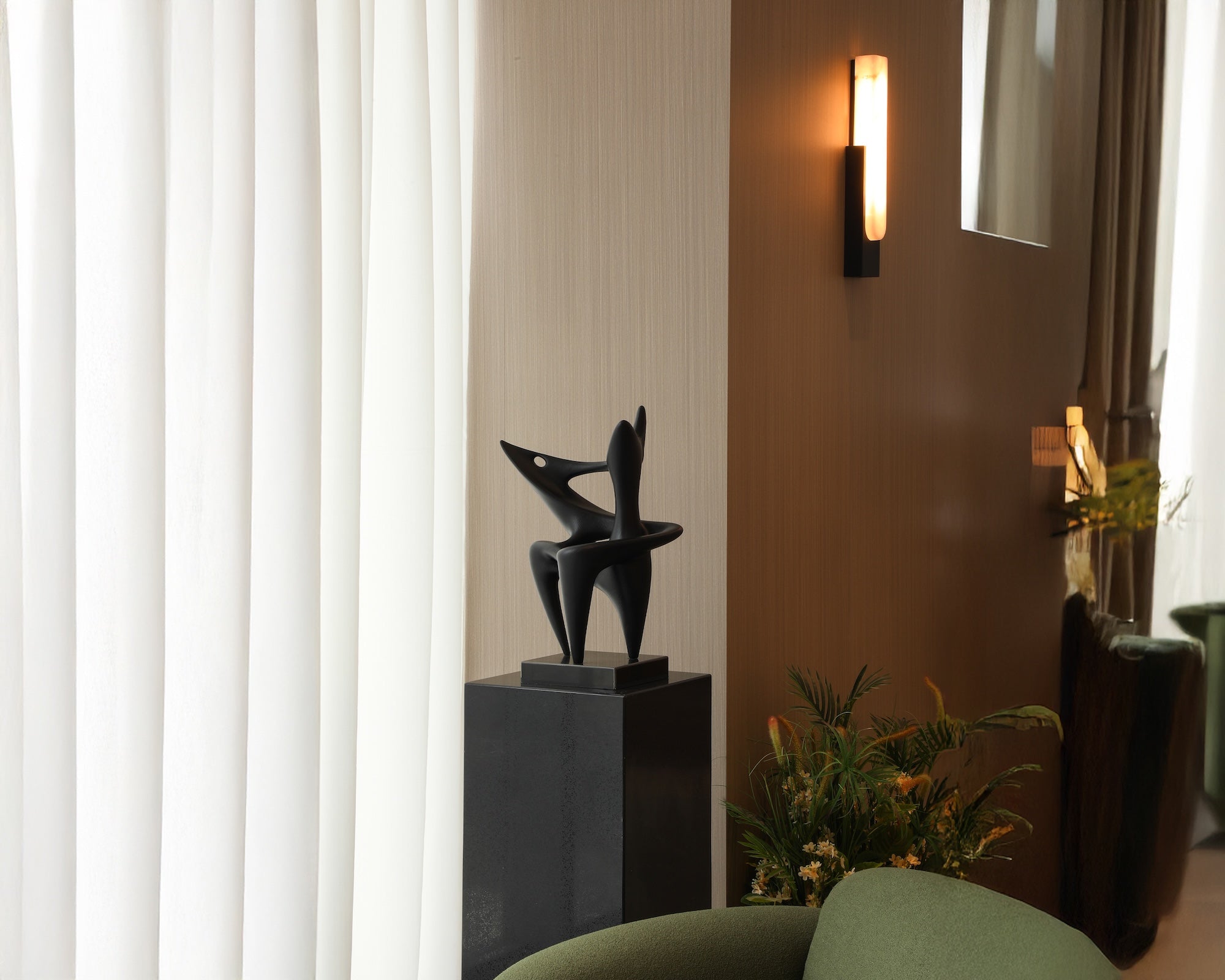 Sabbia Sculpture - Black Marble