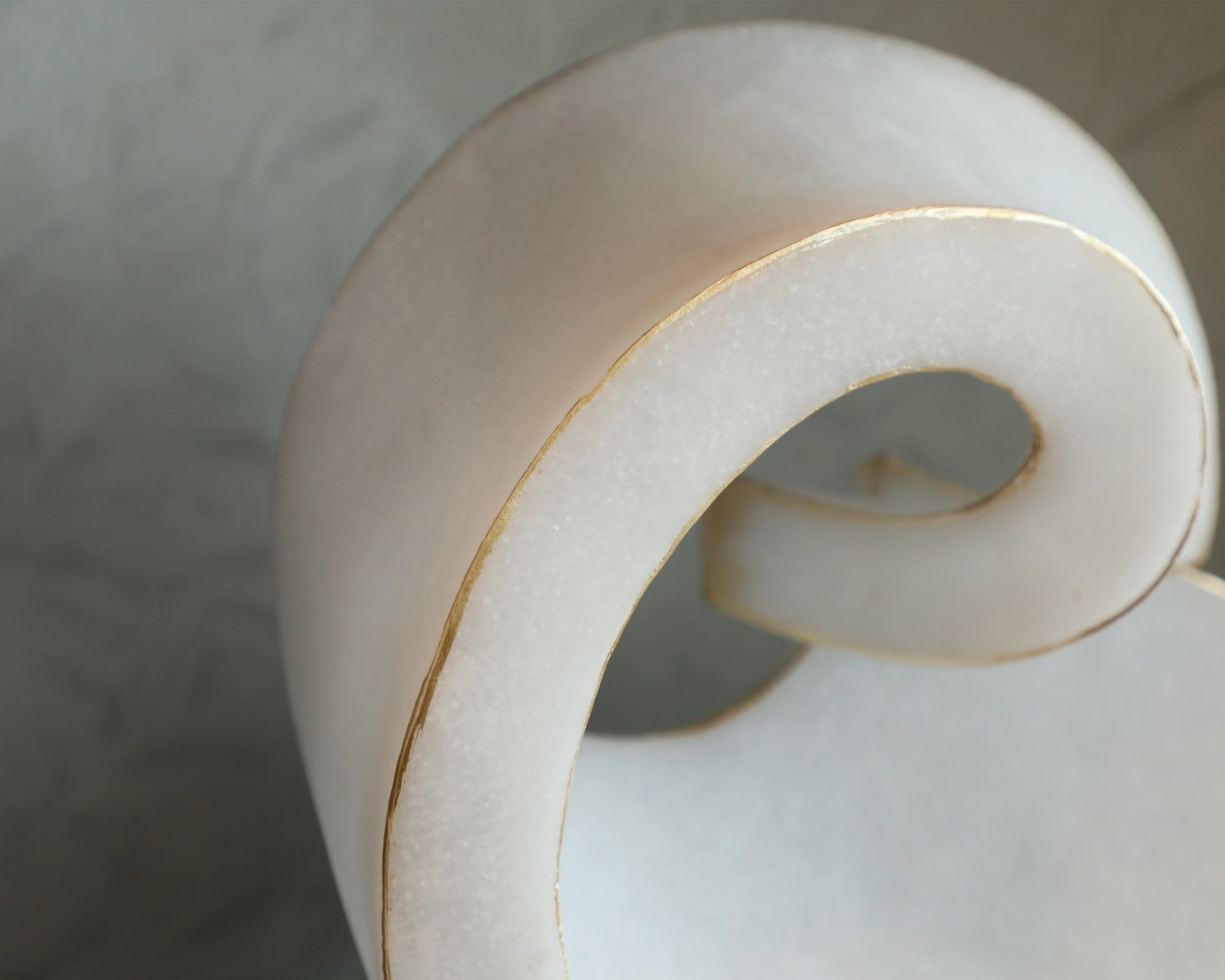 Basalto Sculpture - White & Black Marble
