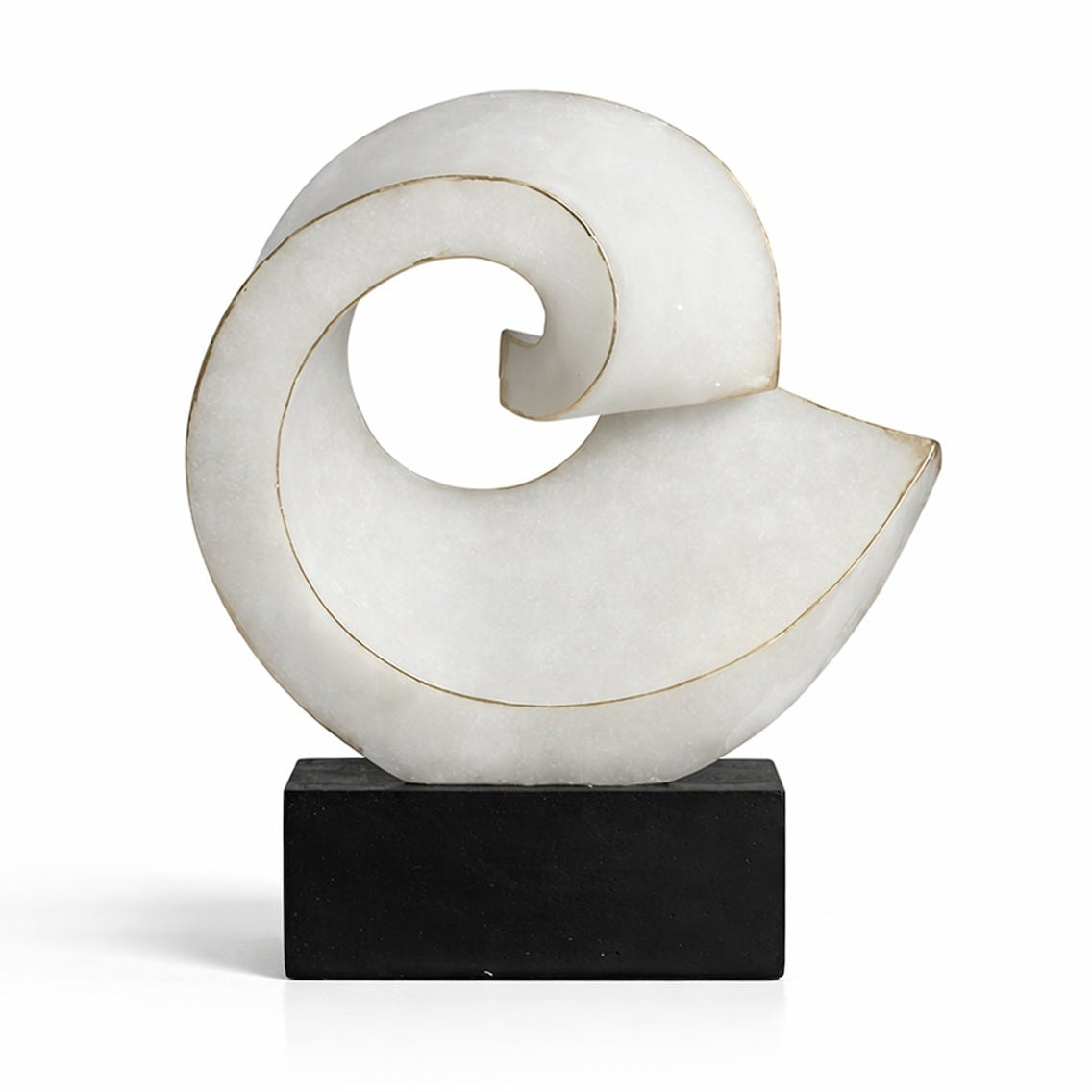 Basalto White & Black Marble Sculpture