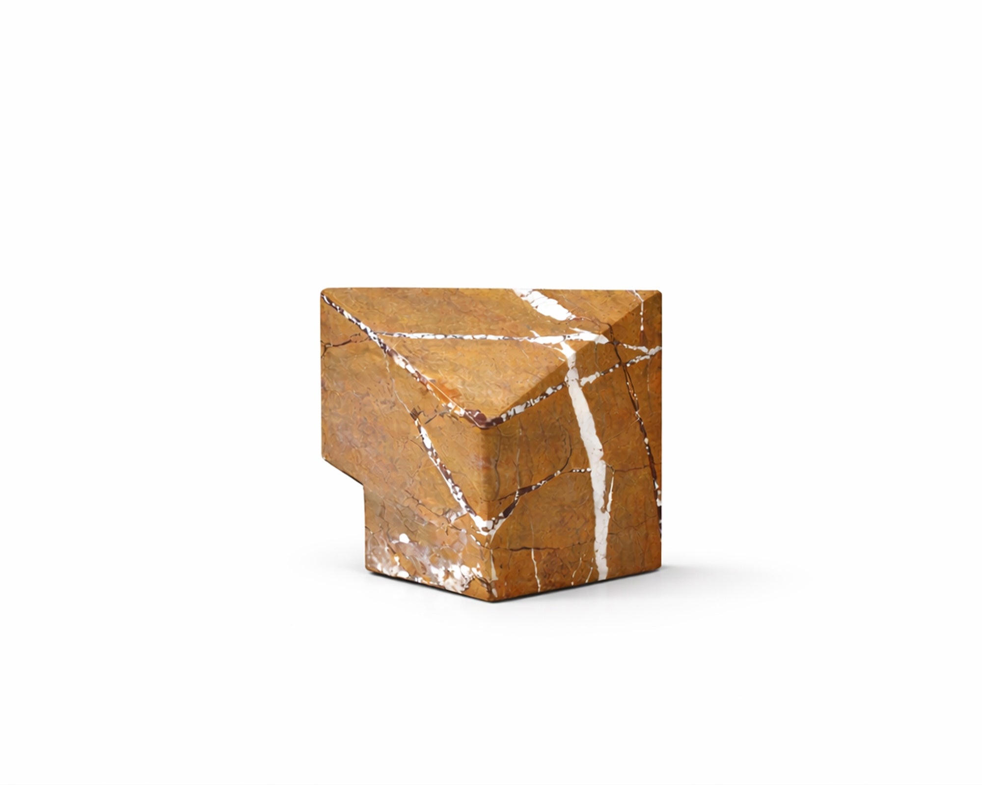 Dora Sculpture - Brown Earthy Marble