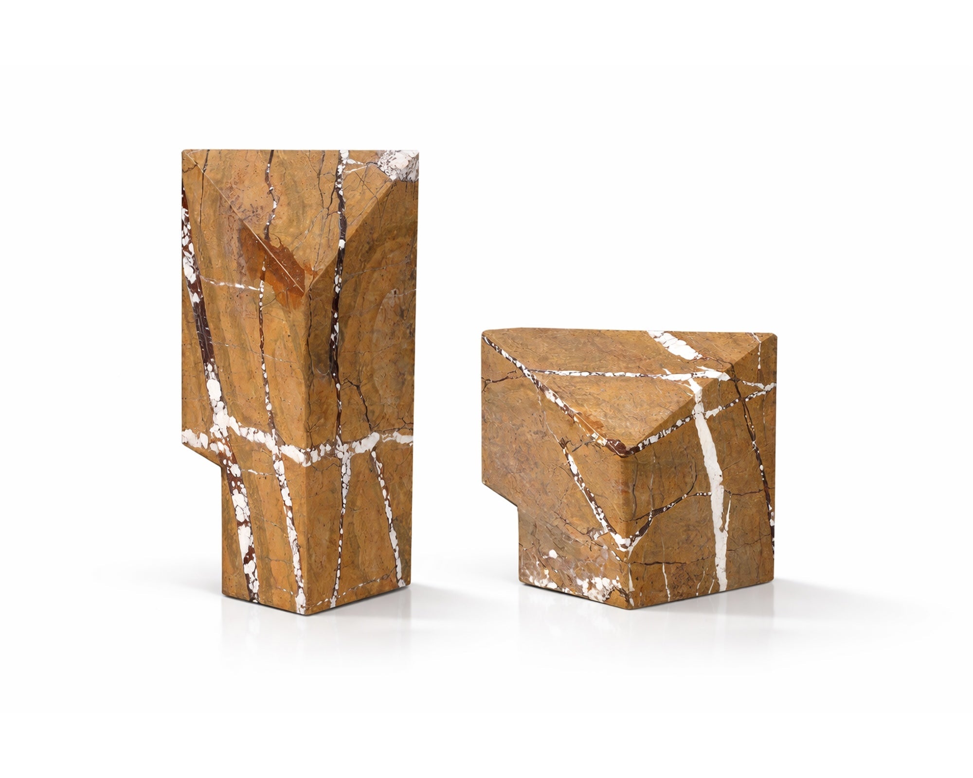 Dora Sculpture - Brown Earthy Marble