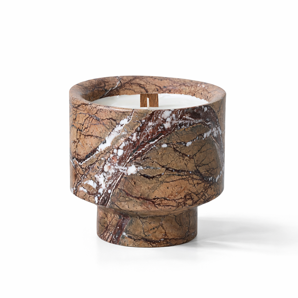 Vesna Candle Coffee Marble Candle Holder