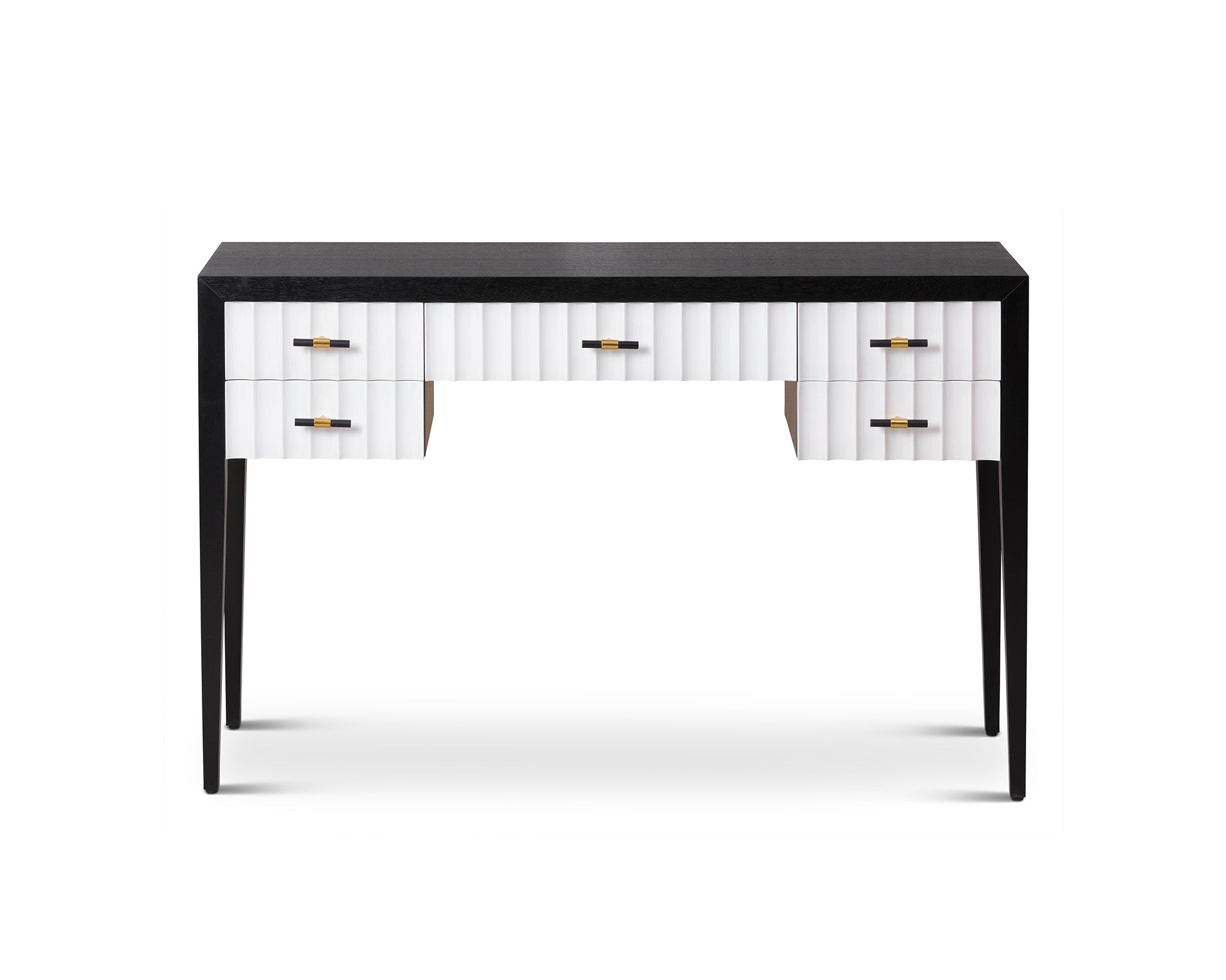 Malibu Console Table - Black Wood