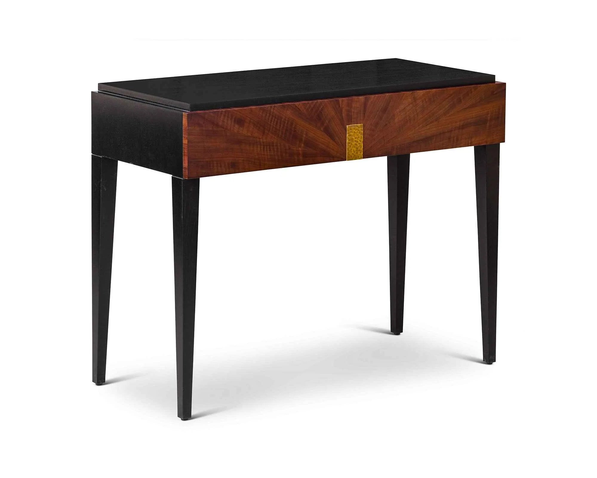 Beverly Brown Wood Console Table
