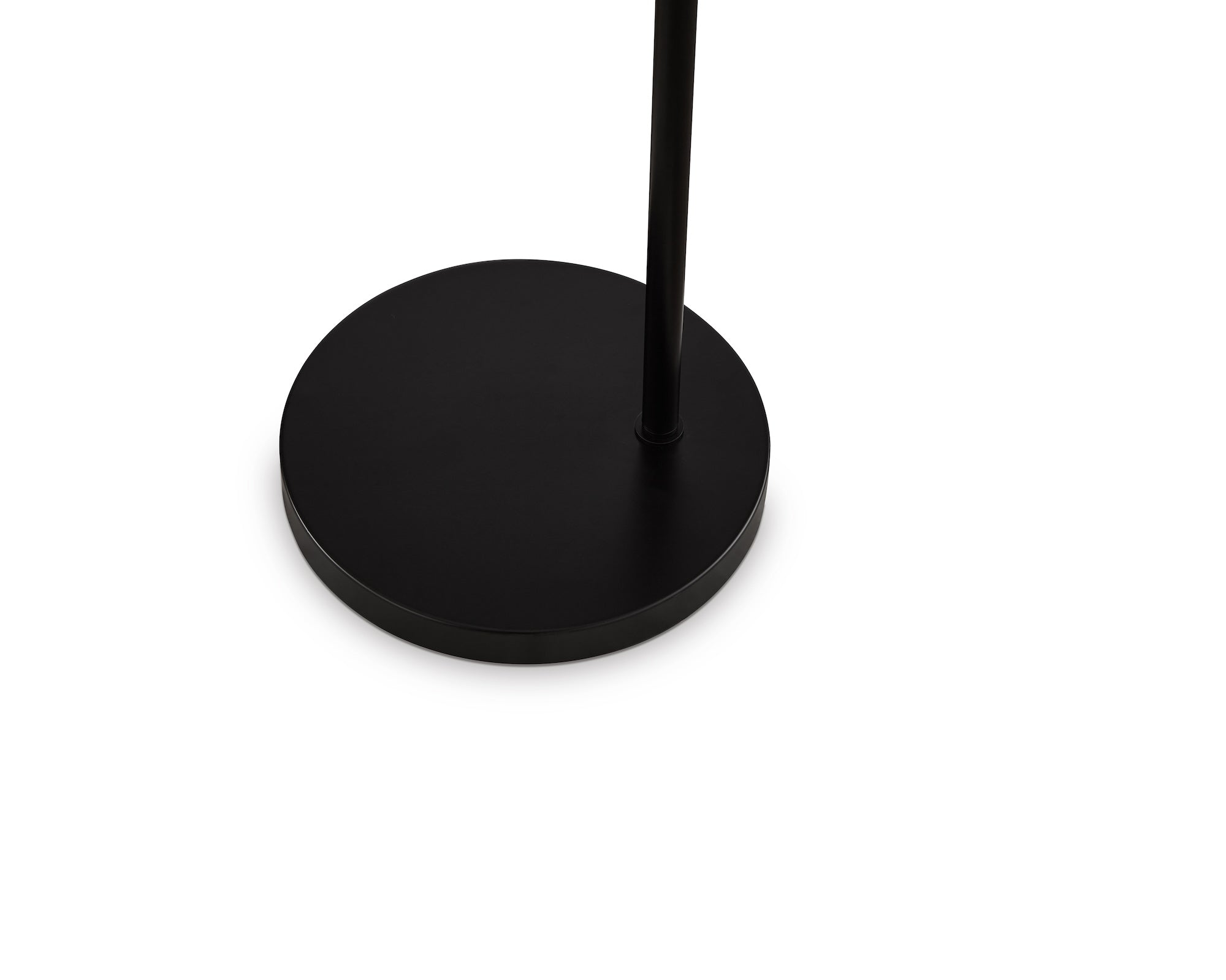 Blossom Floor Lamp - Matt Black & Beige Linen
