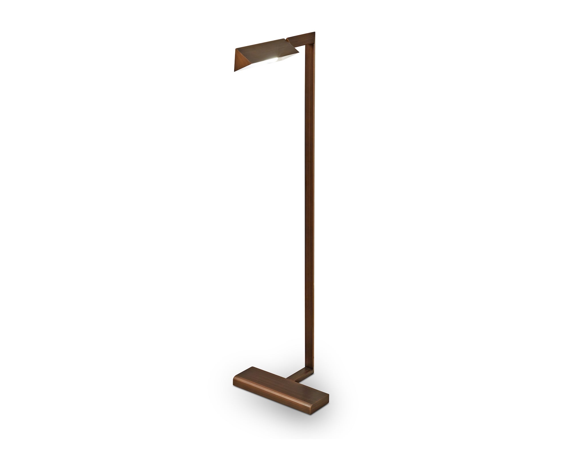 Karl Reading Floor Lamp - Bronze Metal