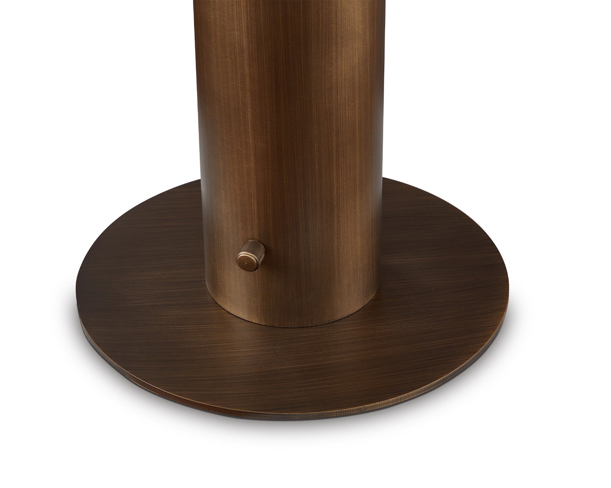 Aston Table Lamp - Alabaster Effect & Antique Brass