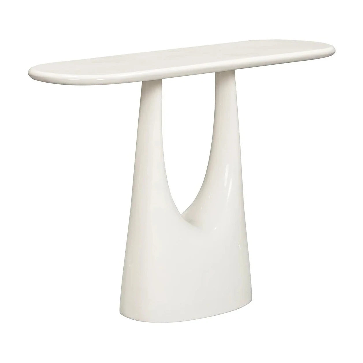 Combe Ivory High Gloss Console Table