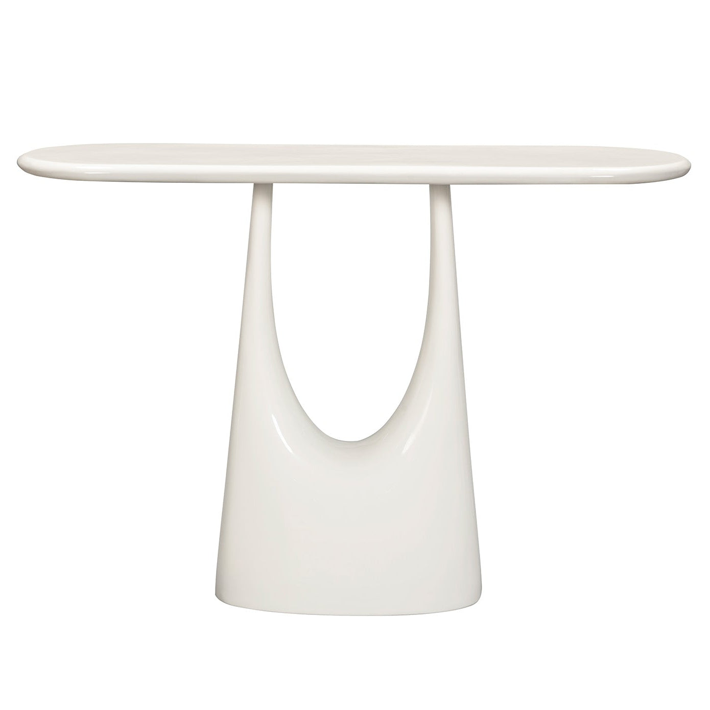 Combe Ivory High Gloss Console Table