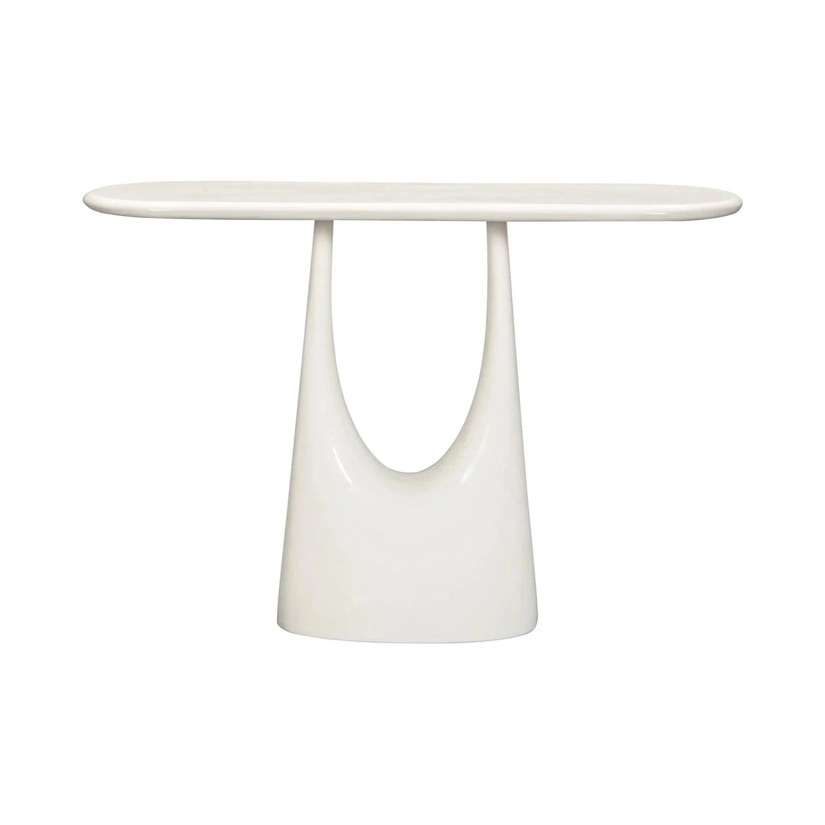 Combe Ivory High Gloss Console Table
