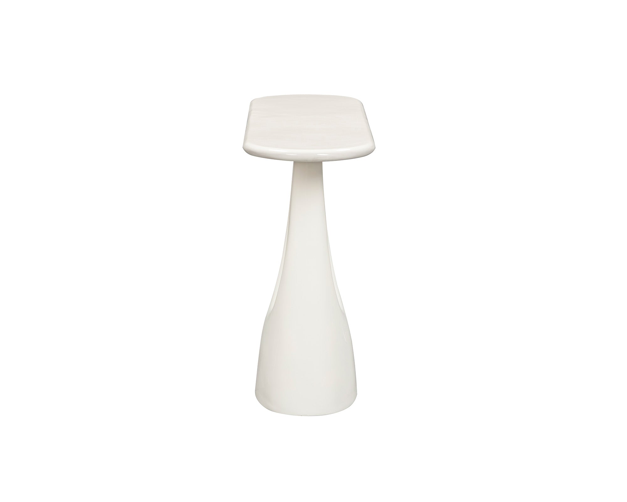 Combe Console Table -  Ivory High Gloss