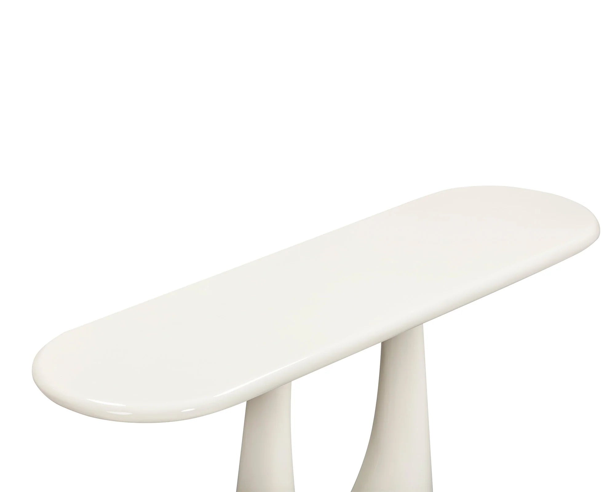 Combe Ivory High Gloss Console Table
