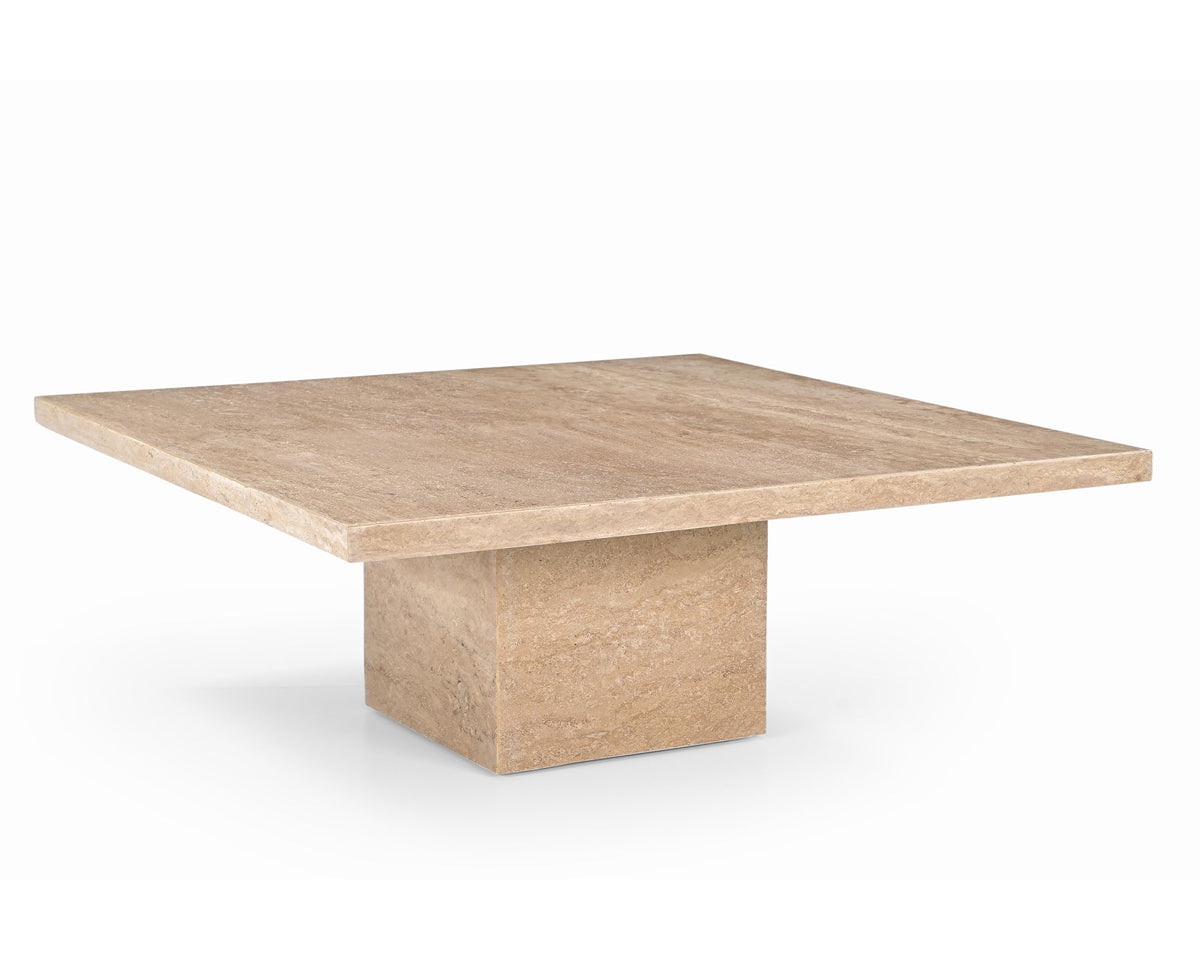 Onetti Beige Travertine Coffee Table