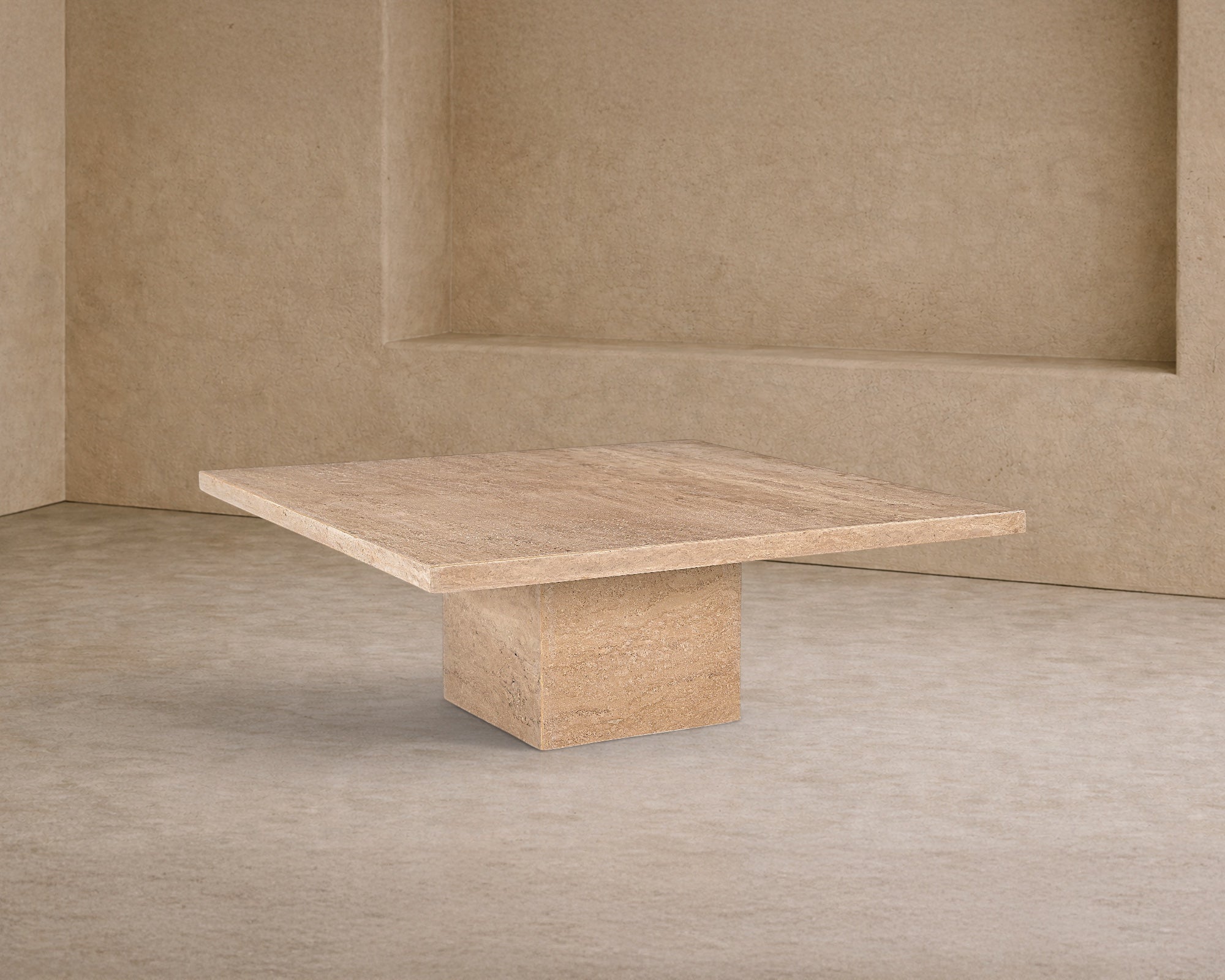 Onetti Coffee Table - Beige Travertine