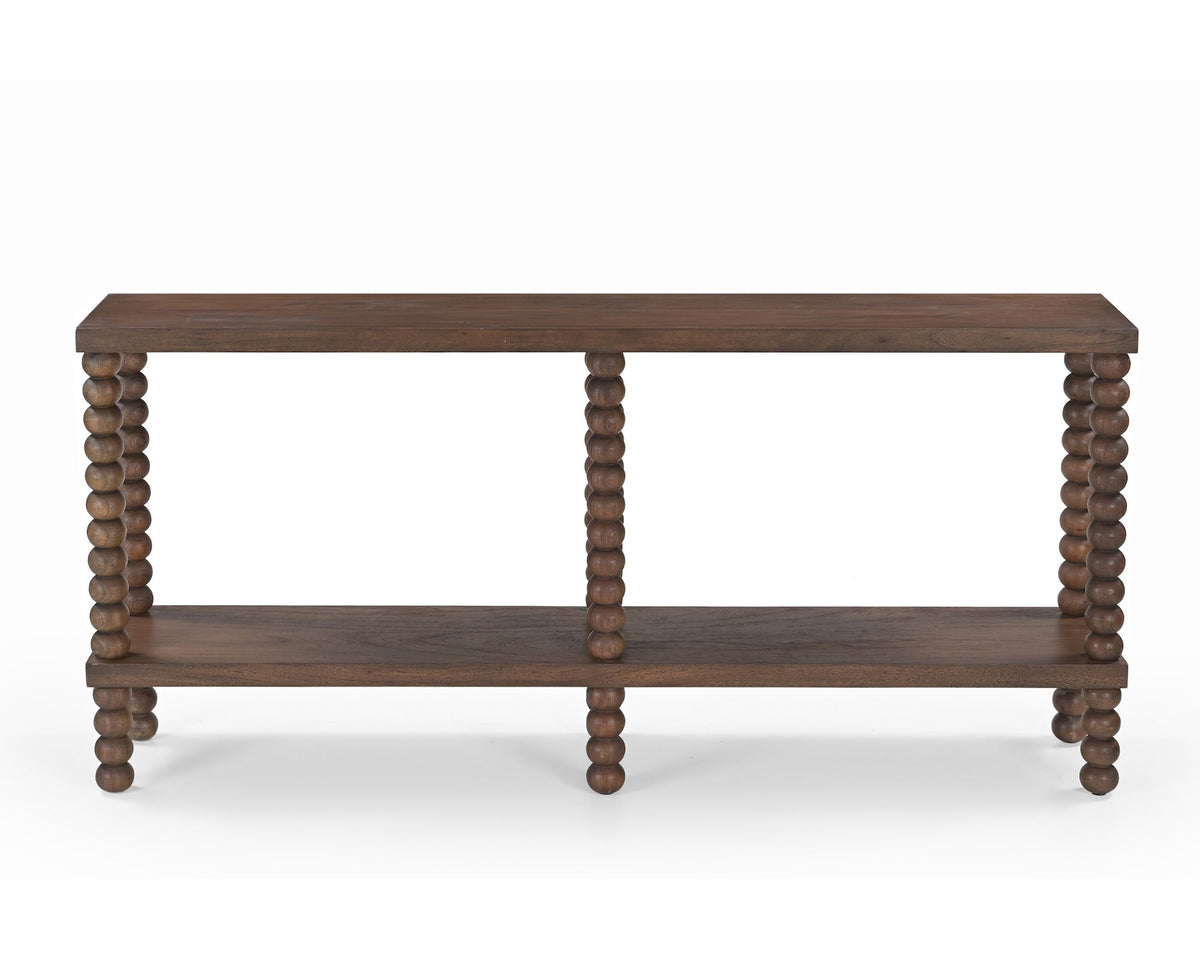 Legend Brushed Mid Brown Acacia Wood Console Table
