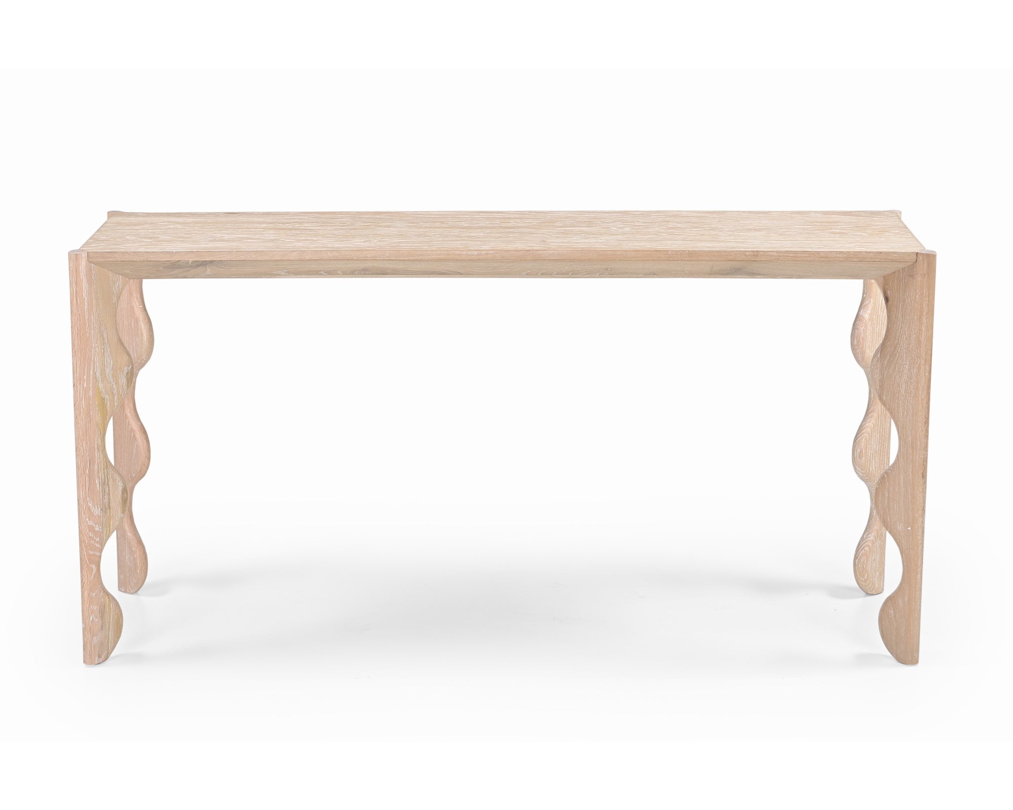 Oltok Console Table - Brushed Natural American White Oak