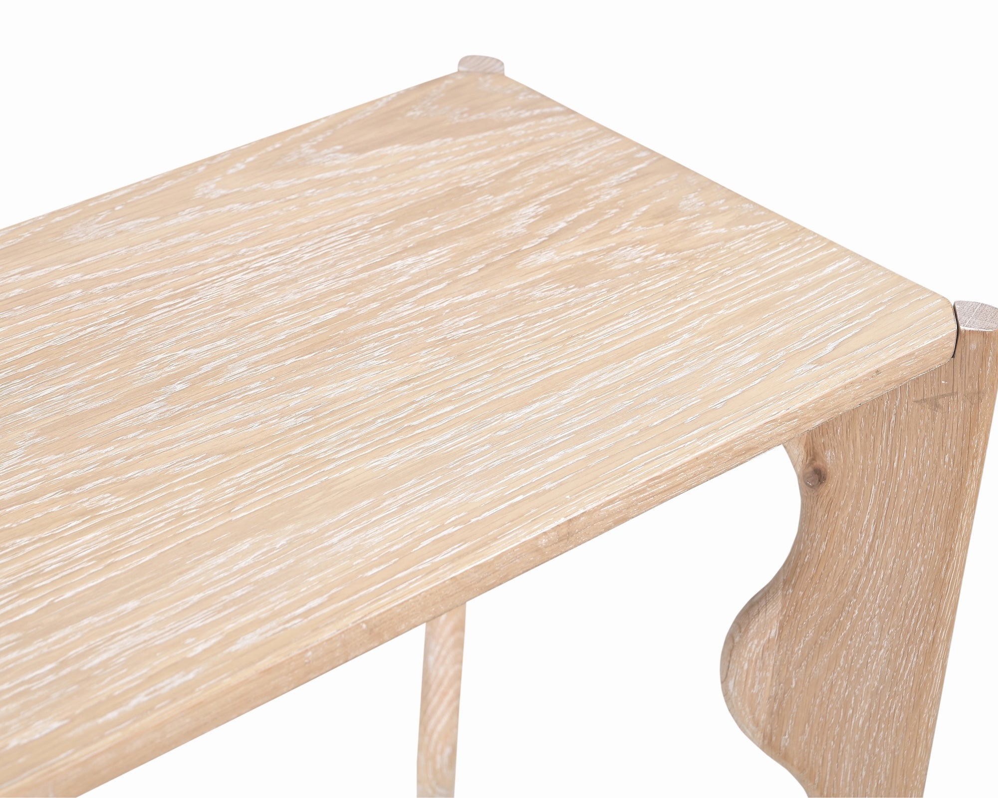 Oltok Console Table - Brushed Natural American White Oak