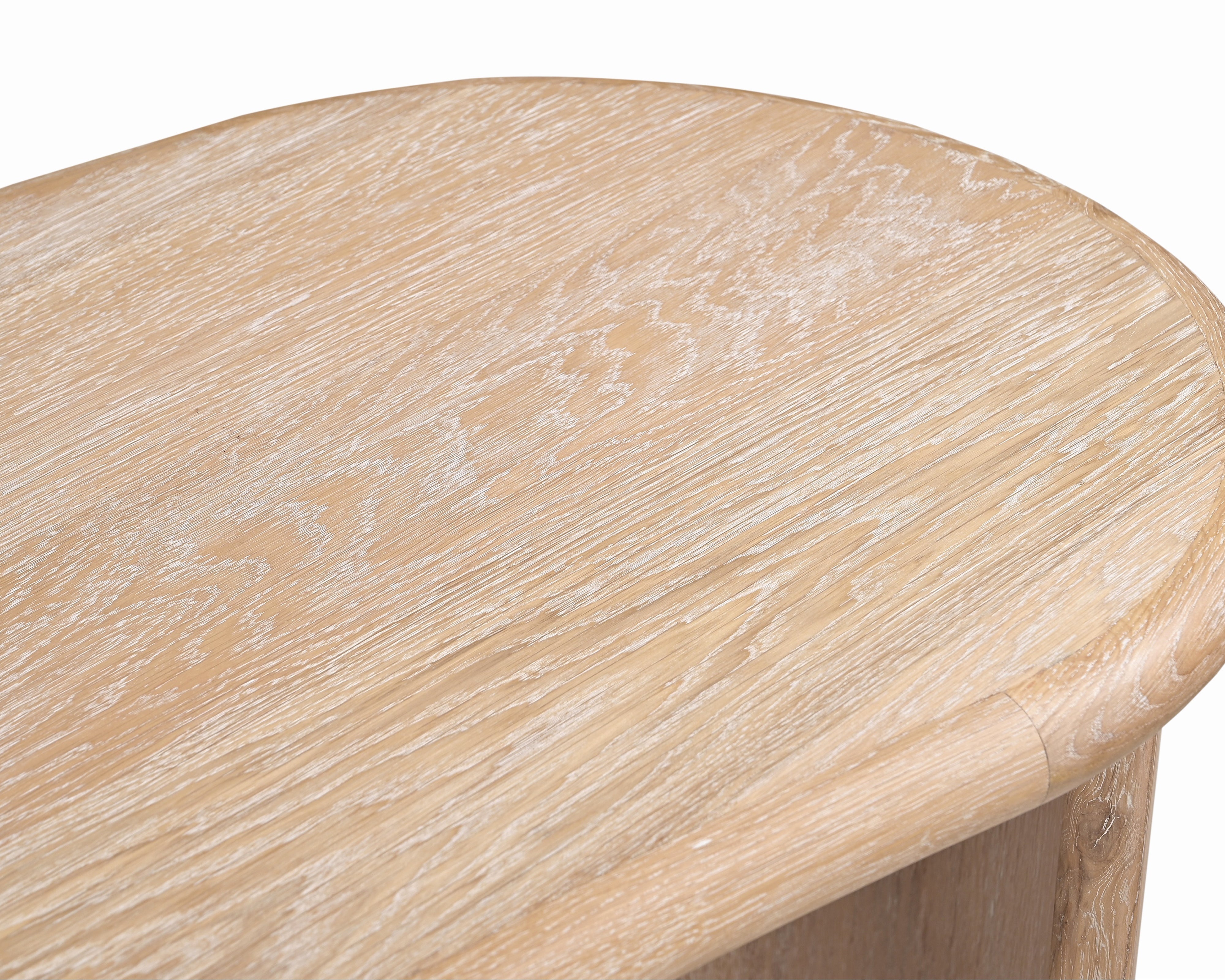 Lluna Desk - Brushed Natural American White Oak