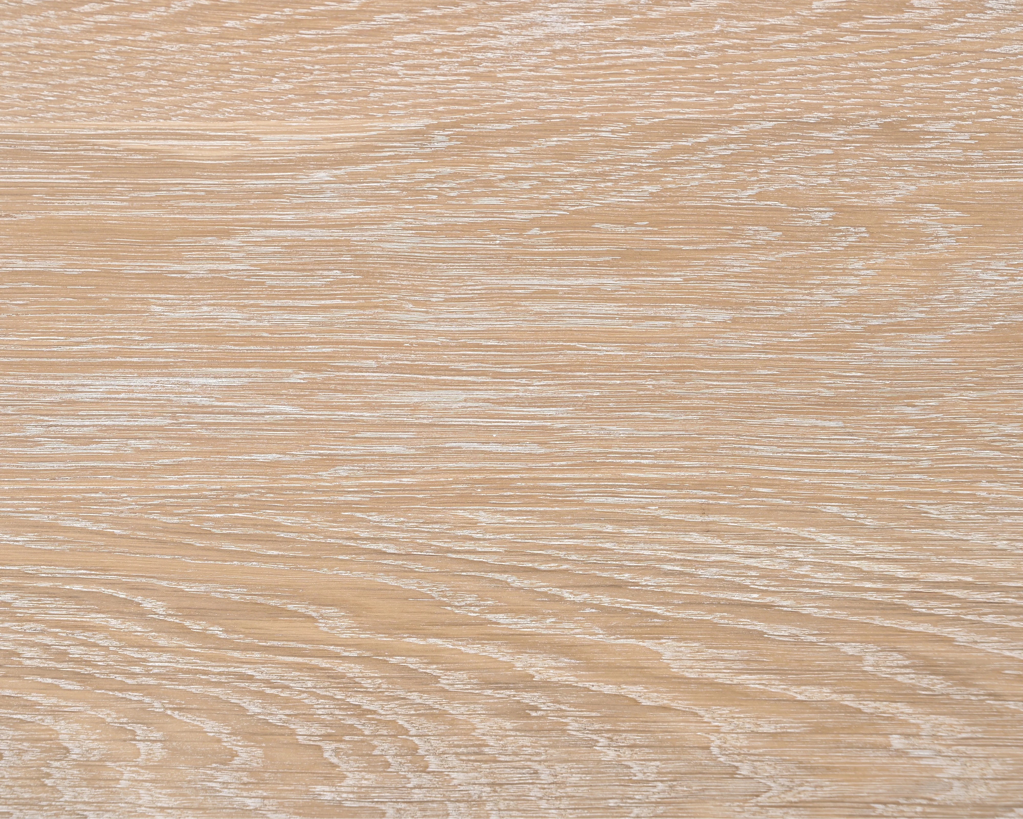 Lluna Brushed Natural American White Oak Desk