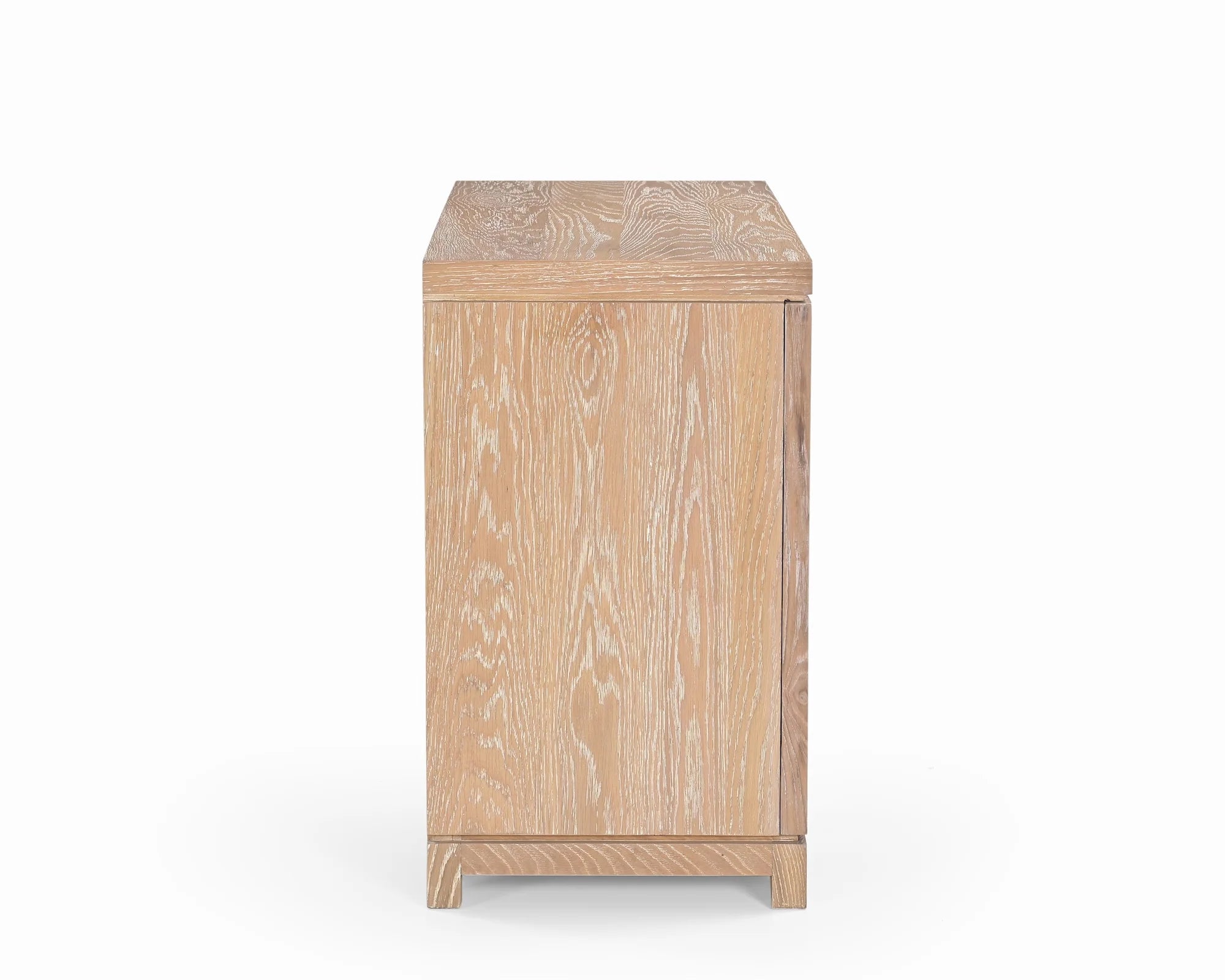 Llauna 2 Door Brushed Light Beige Oak Sideboard