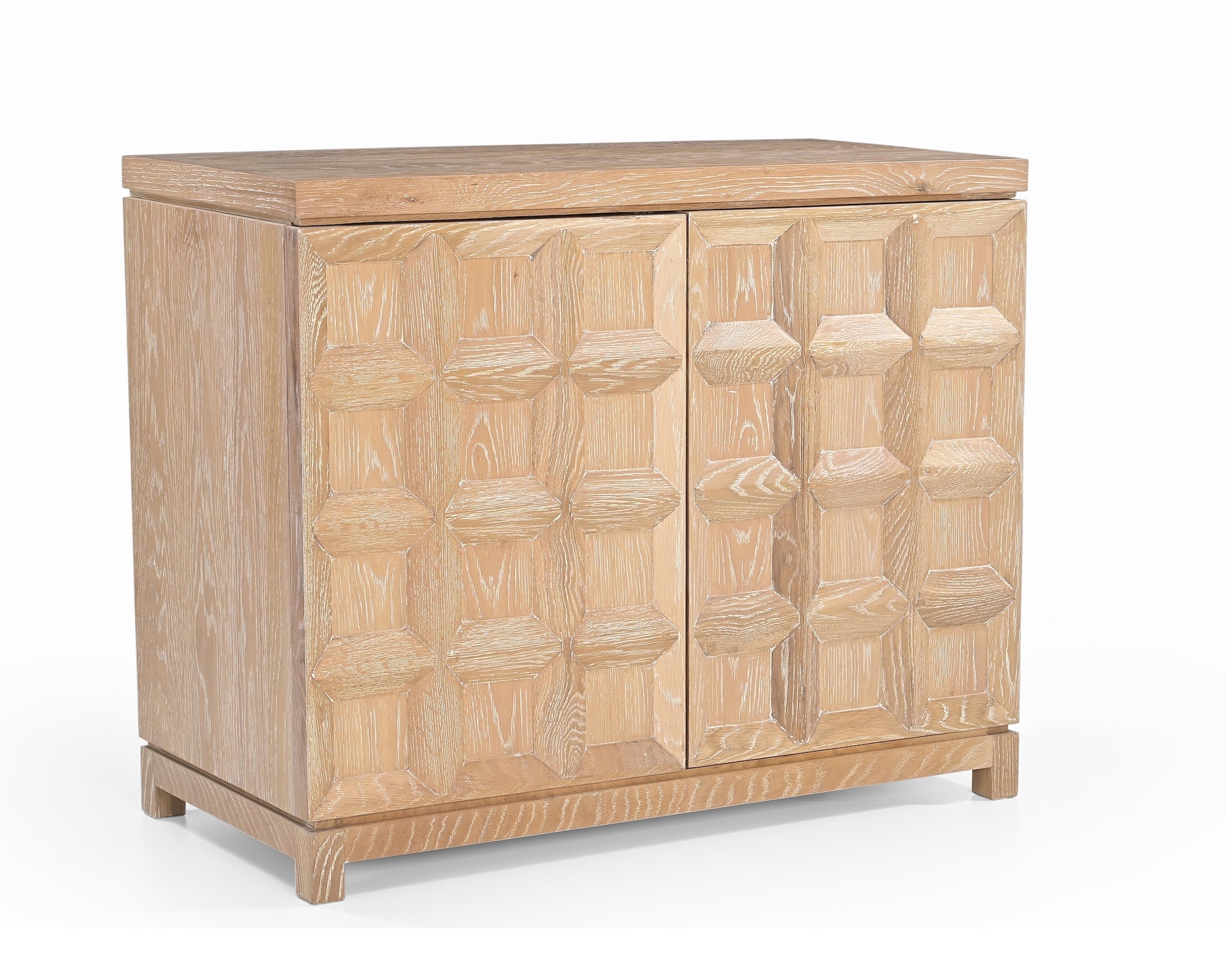 Llauna  2 Door Sideboard  - Brushed Light Beige Oak