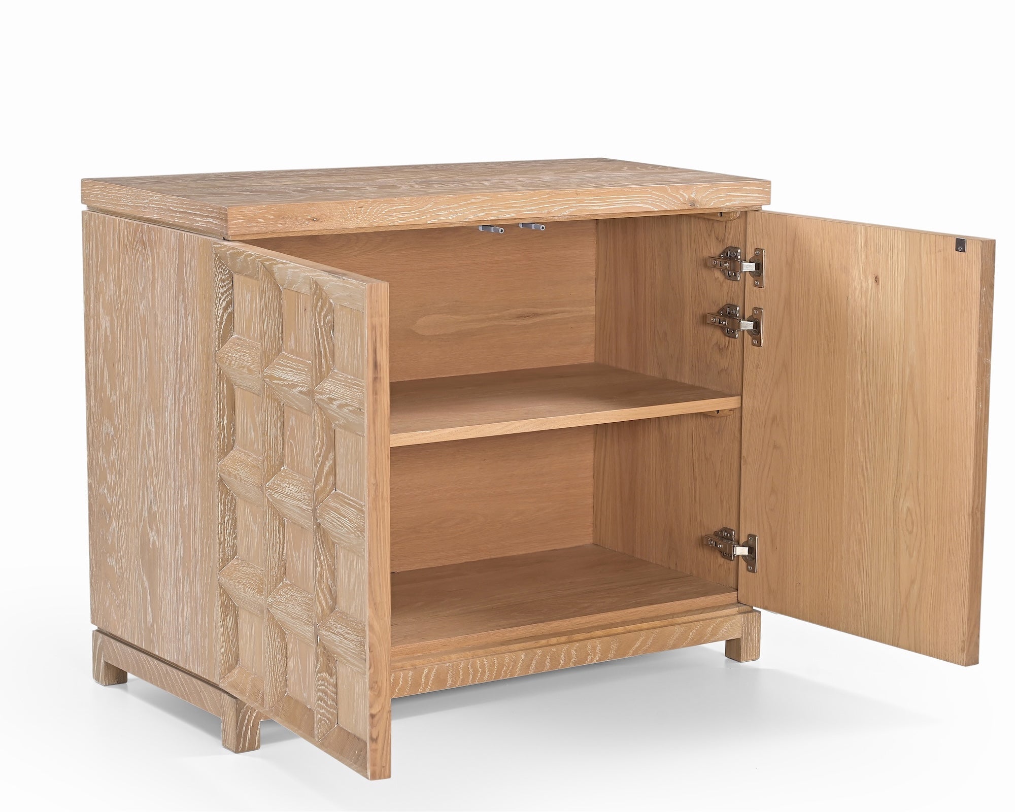 Llauna  2 Door Sideboard  - Brushed Light Beige Oak