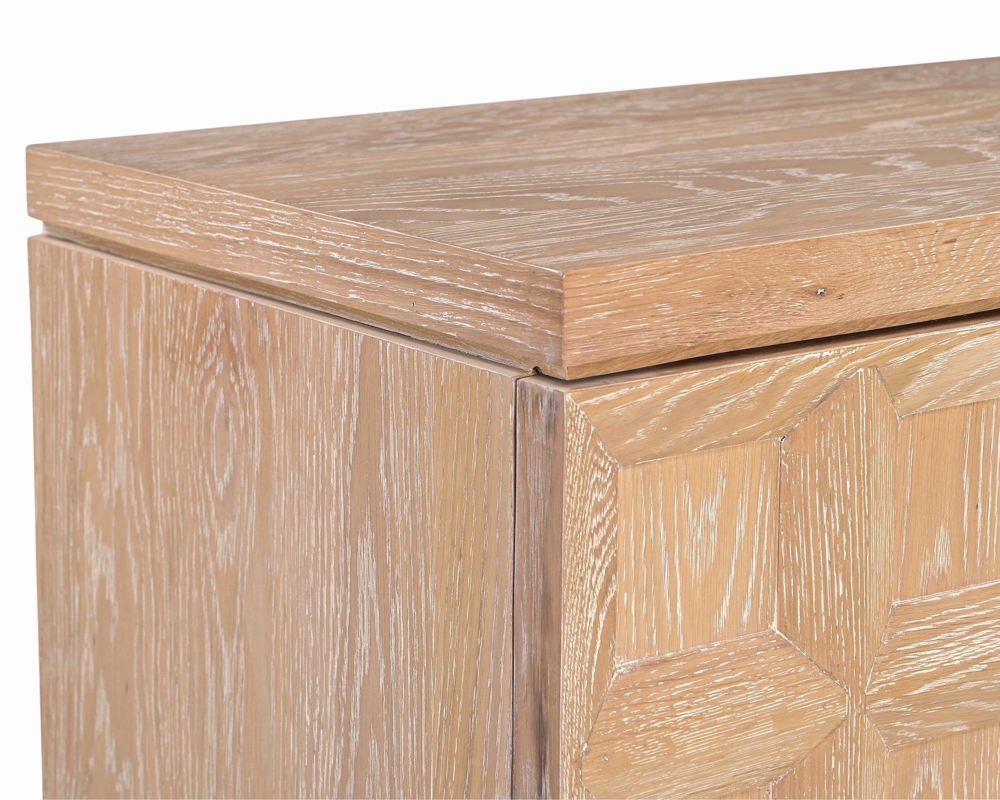 Llauna  2 Door Sideboard  - Brushed Light Beige Oak