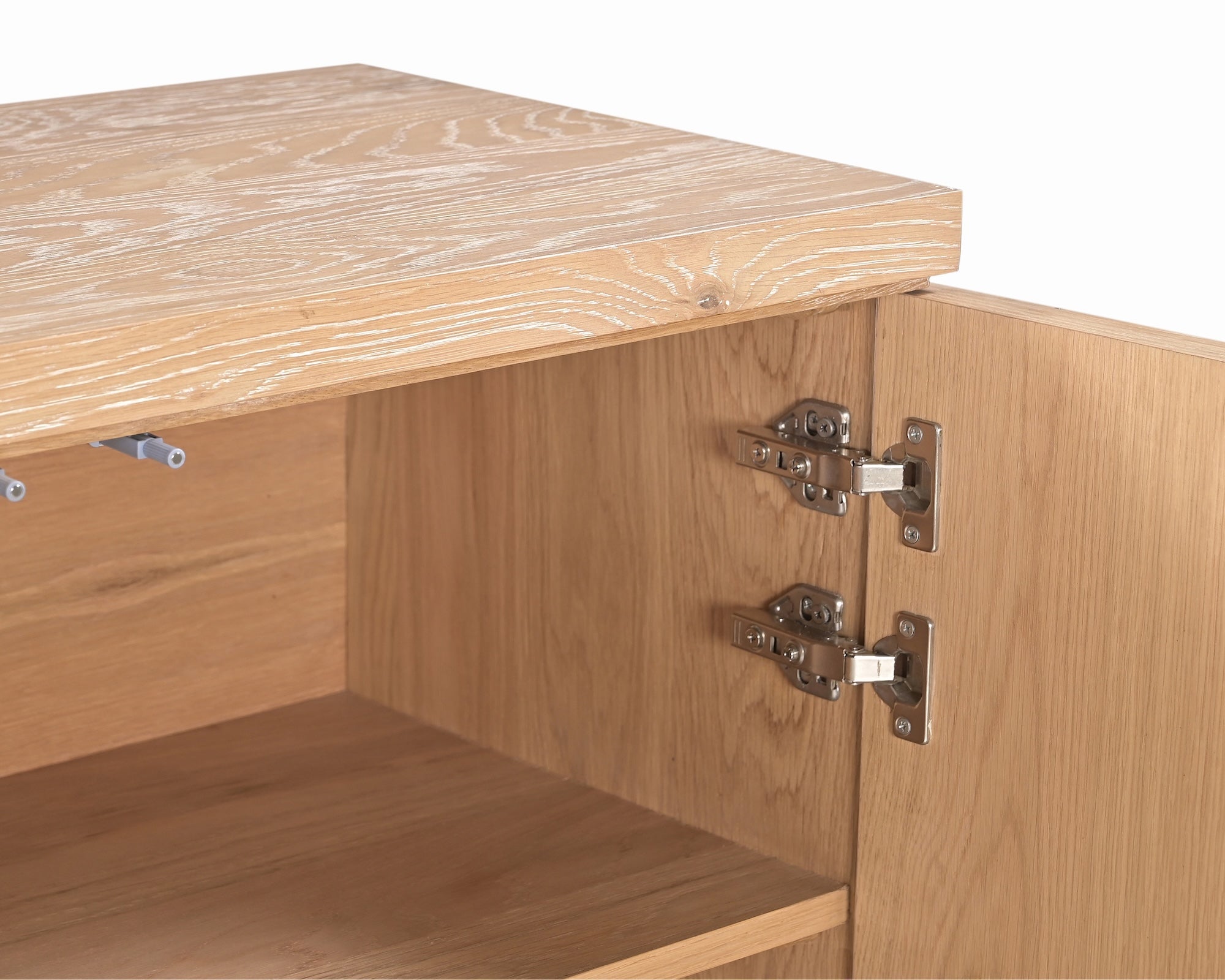 Llauna  2 Door Sideboard  - Brushed Light Beige Oak