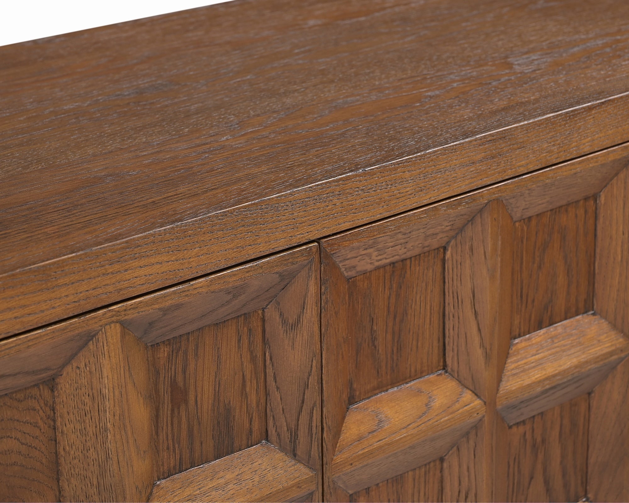 Llauna 4 Door Sideboard  - Brushed Mid Brown Oak