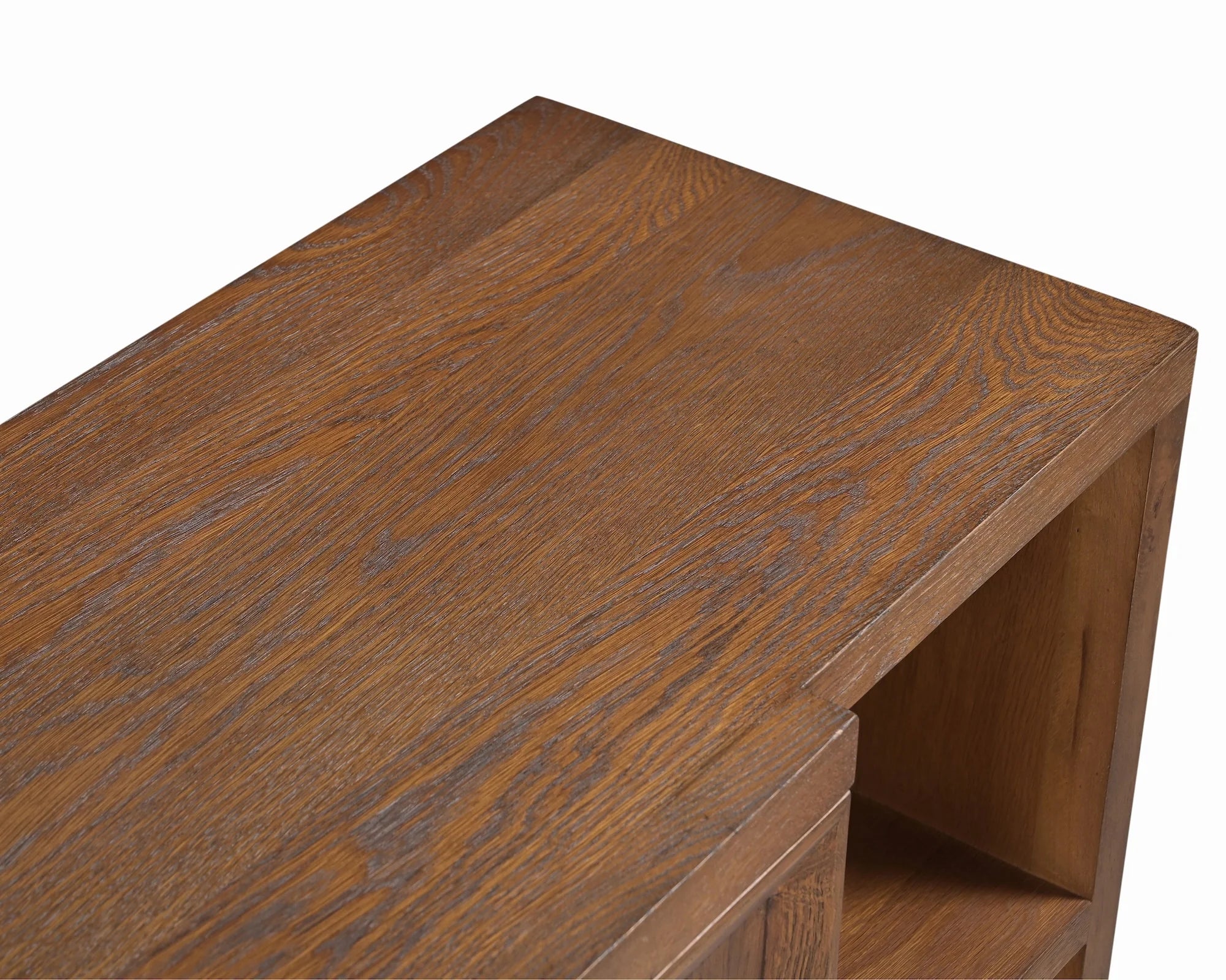 Llauna 4 Door Brushed Mid Brown Oak Sideboard
