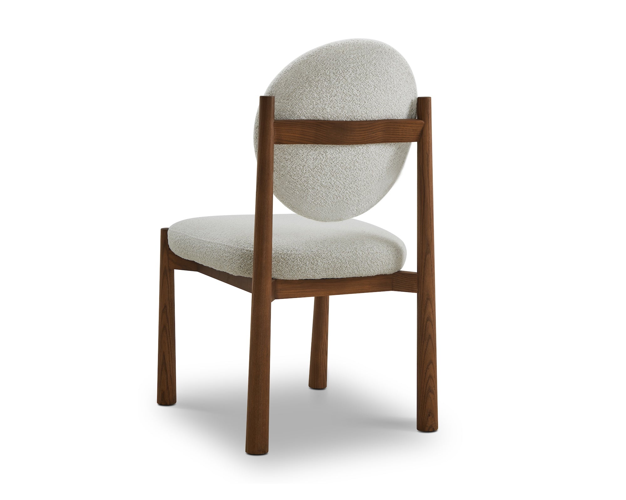 Set of 2 Latina Dining Chairs - Capella Ivory & Middle Brown